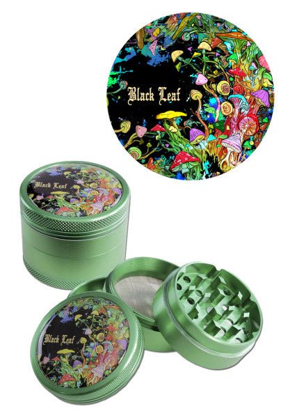 Black Leaf Mushroom Grinder - Plumes