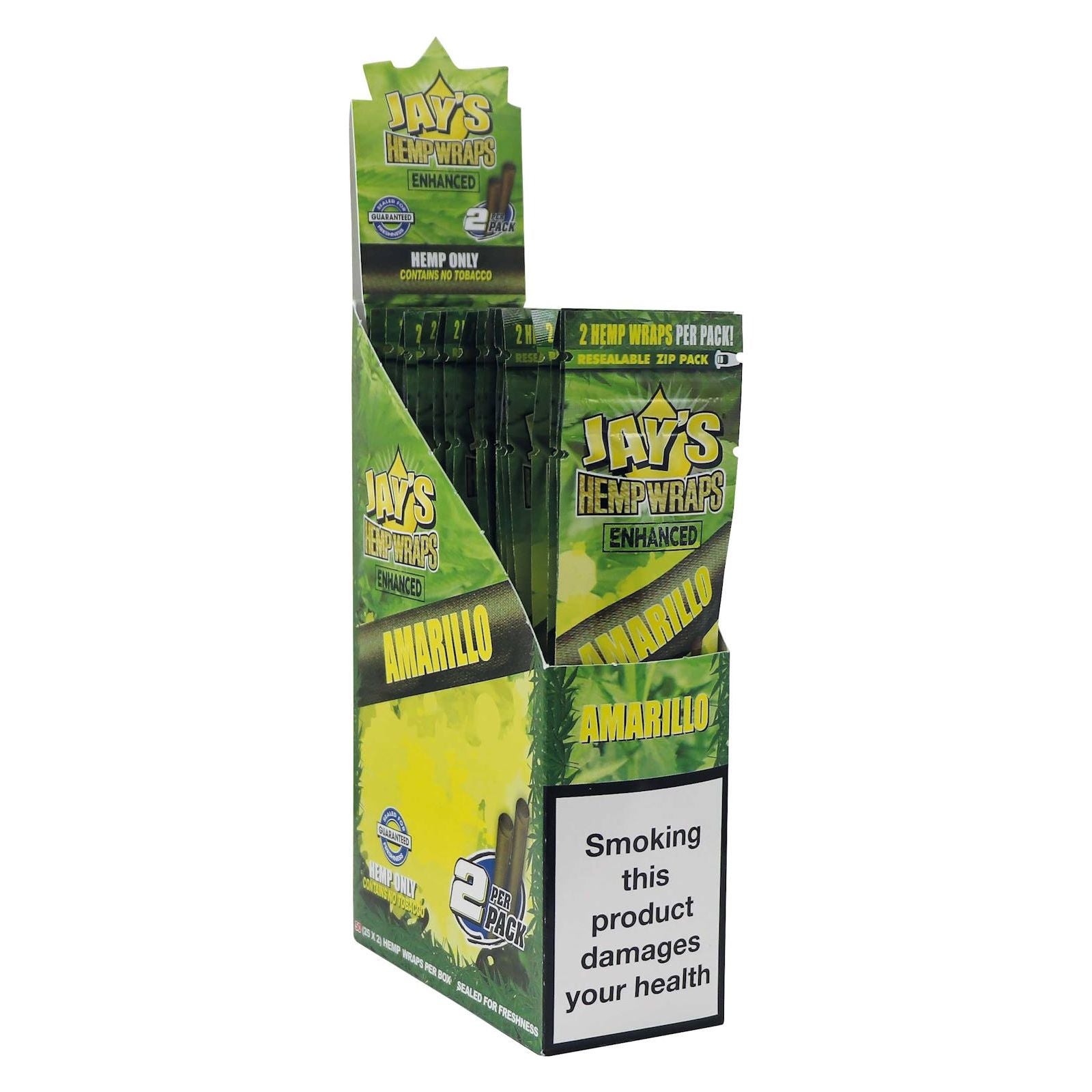 Juicy Jay's Hemp Terp Wraps Amarillo 2 Pack