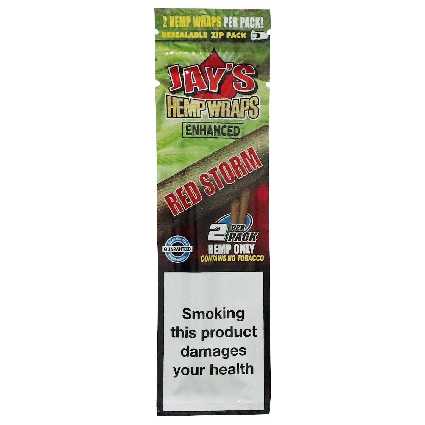 Juicy Jay's Hemp Terp Wraps Red Storm 2 Pack