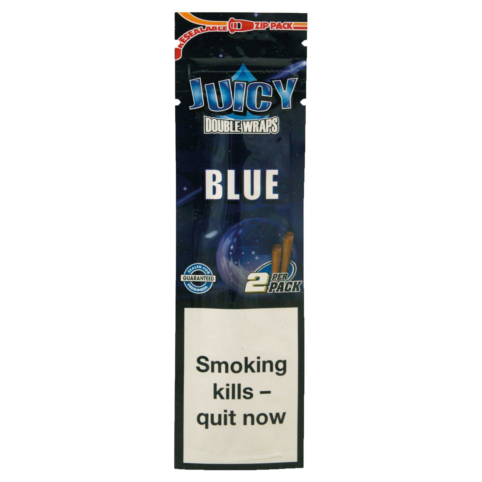 Juicy Jay's Blunt Wraps Blue 2 Pack