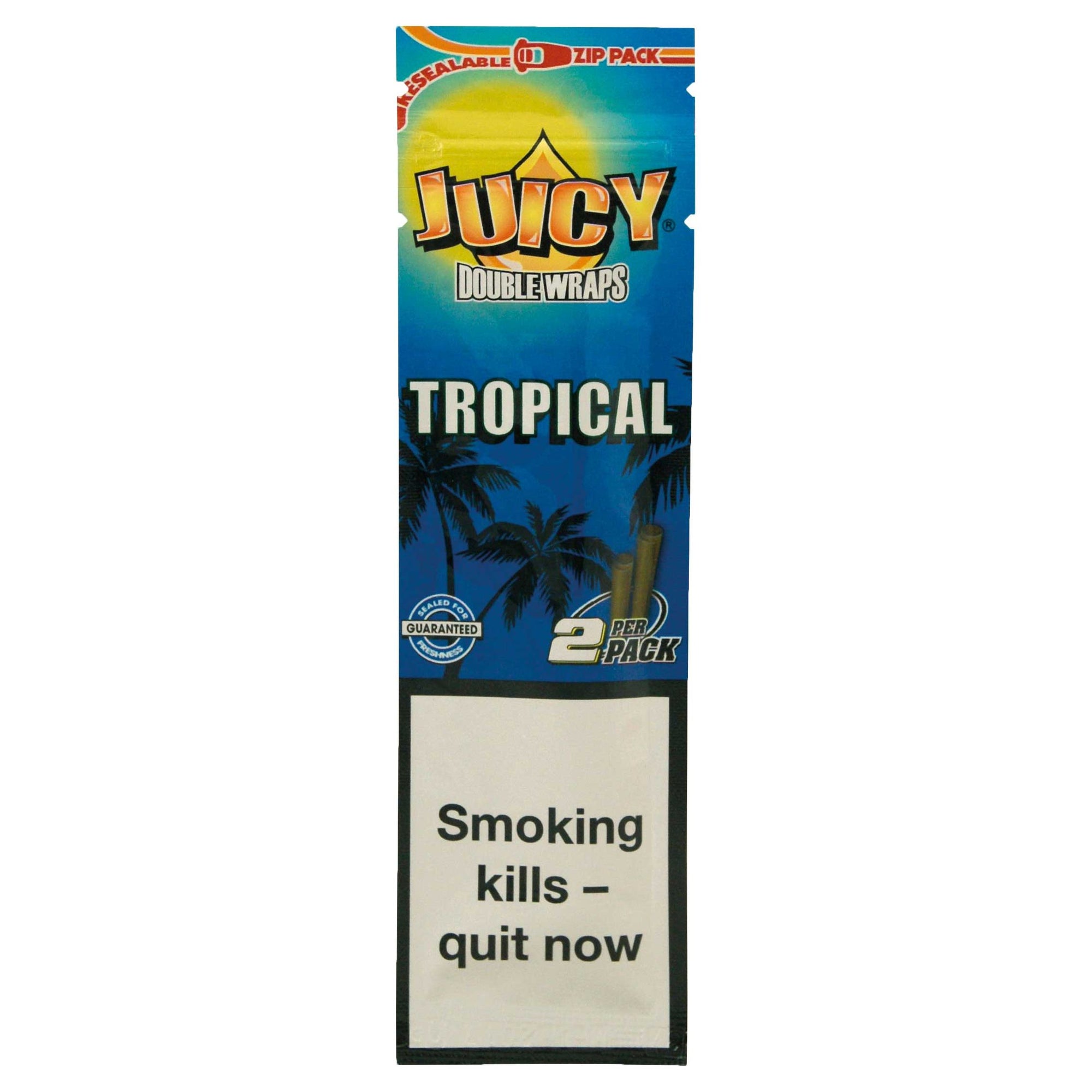 Juicy Jay's Blunt Wraps Tropical2 Pack