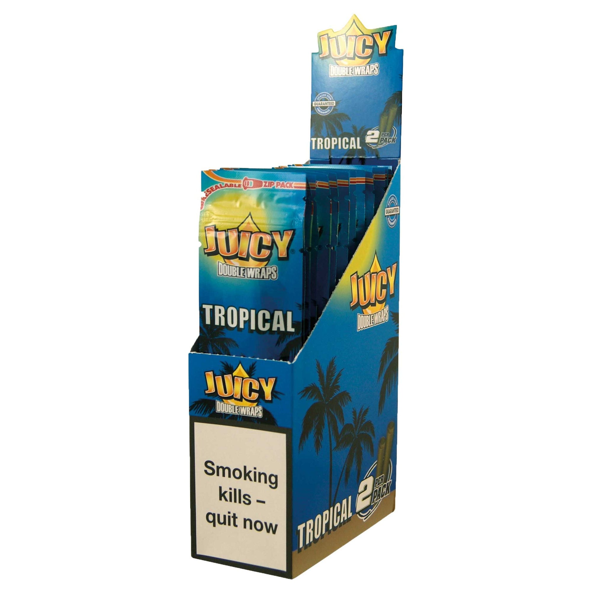 Juicy Jay's Blunt Wraps Tropical2 Pack