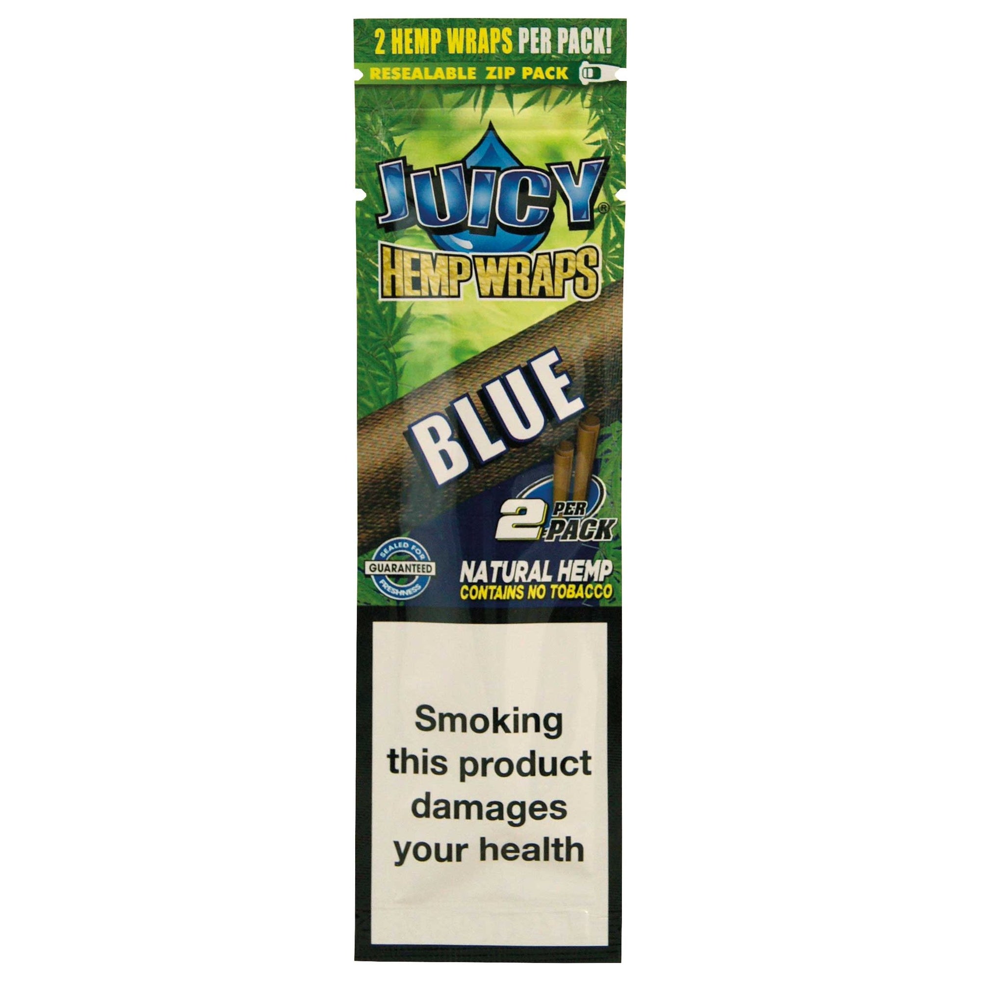 Juicy Jay's Blue Hemp Wraps 2 Pack