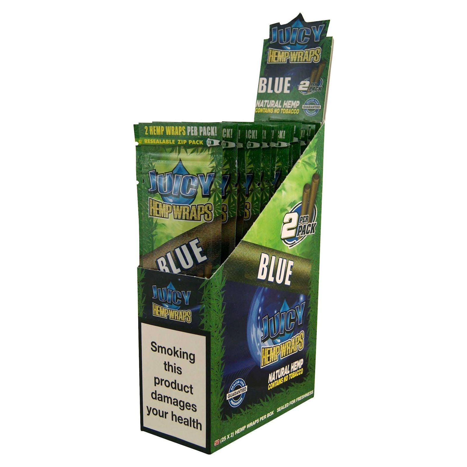 Juicy Jay's Blue Hemp Wraps 2 Pack