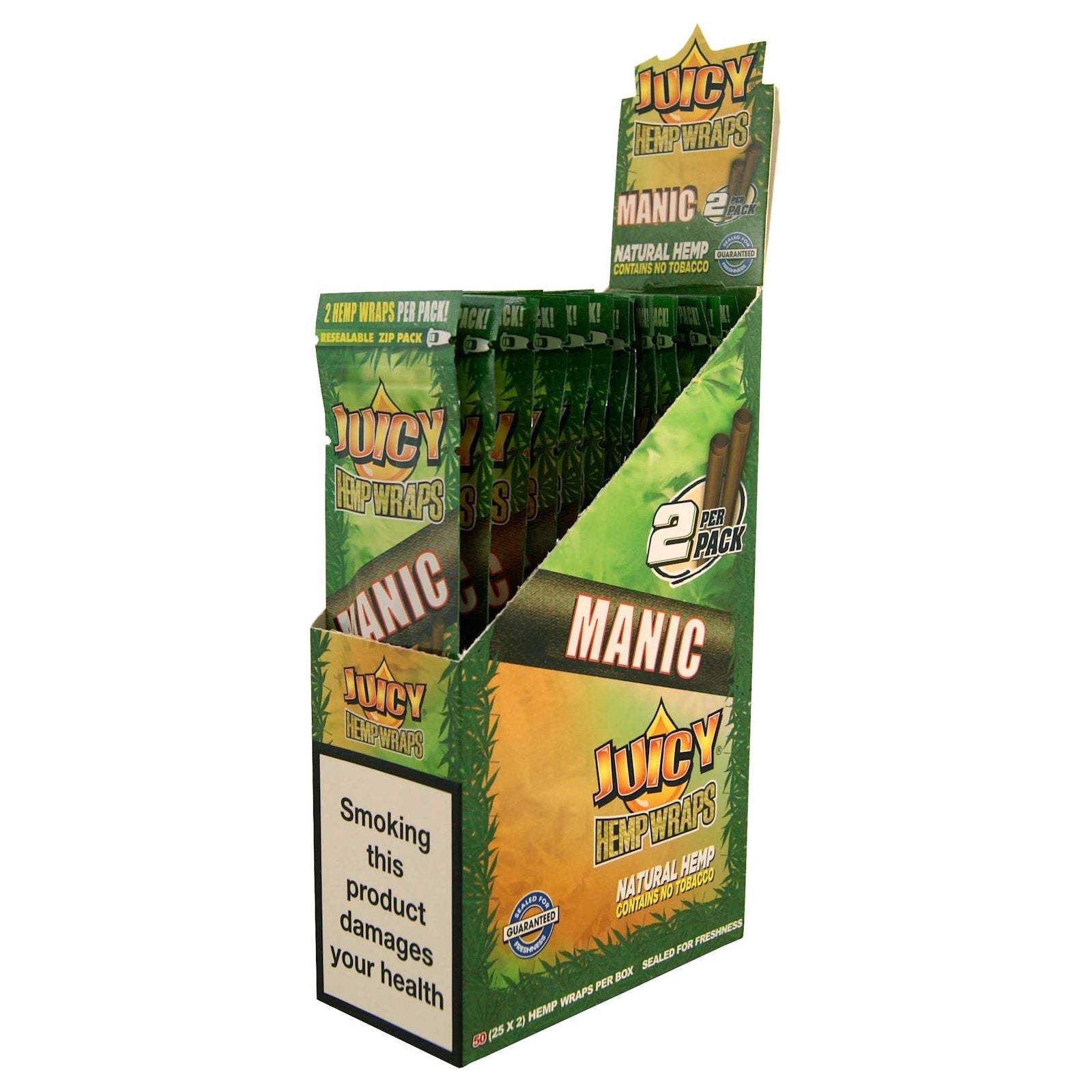 Juicy Jay's Manic Hemp Wraps 2 Pack