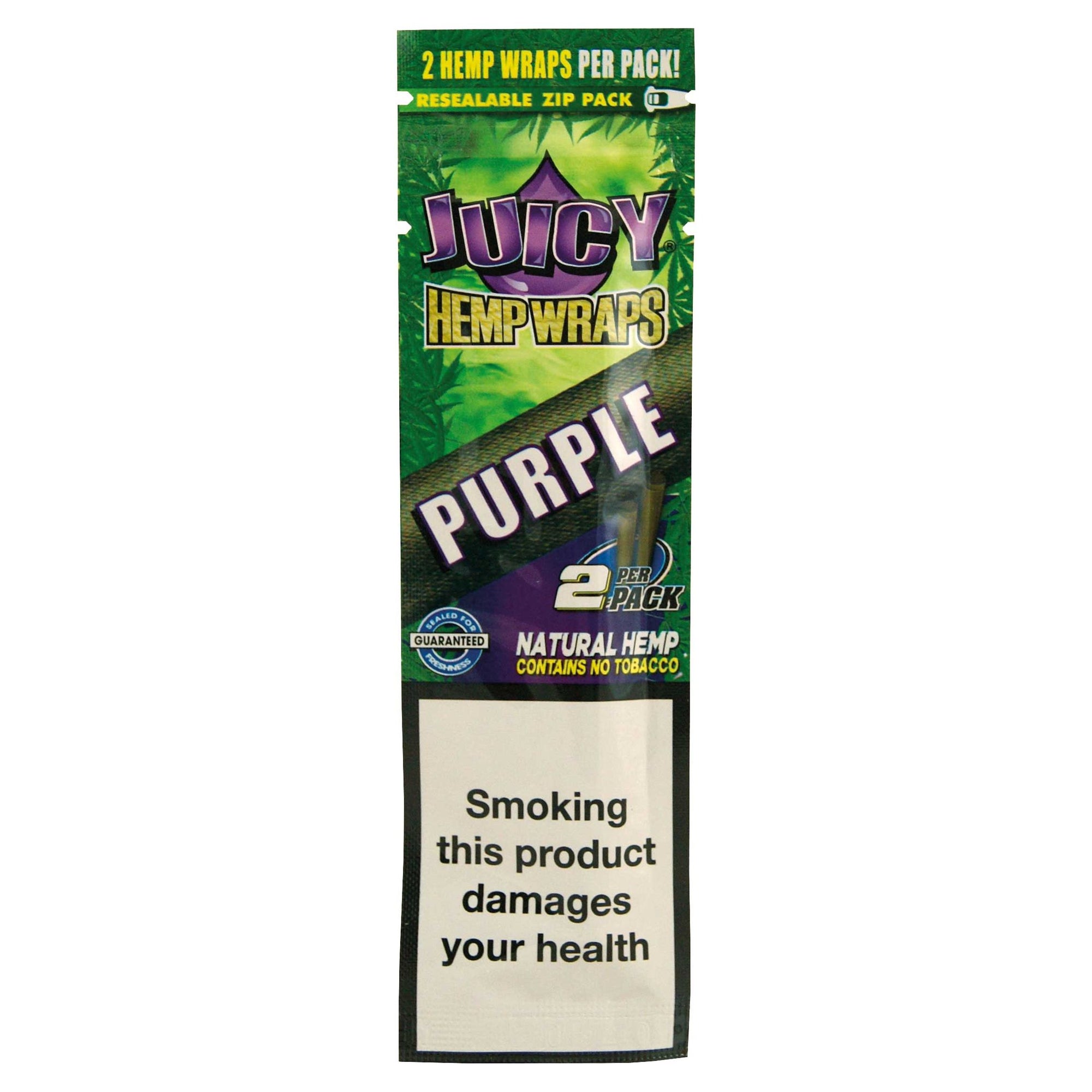 Juicy Jay's Purple Hemp Wraps 2 Pack