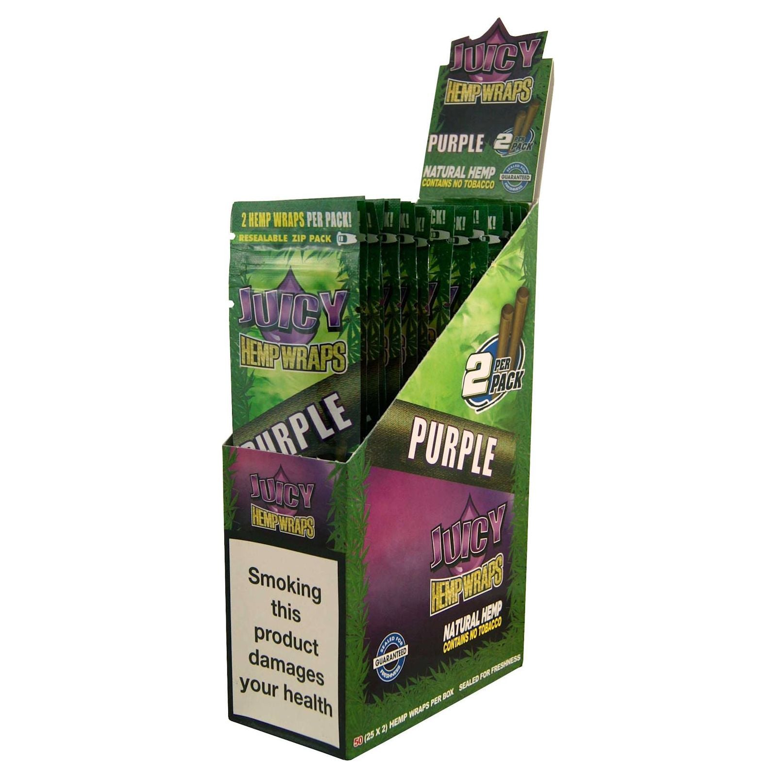 Juicy Jay's Purple Hemp Wraps 2 Pack