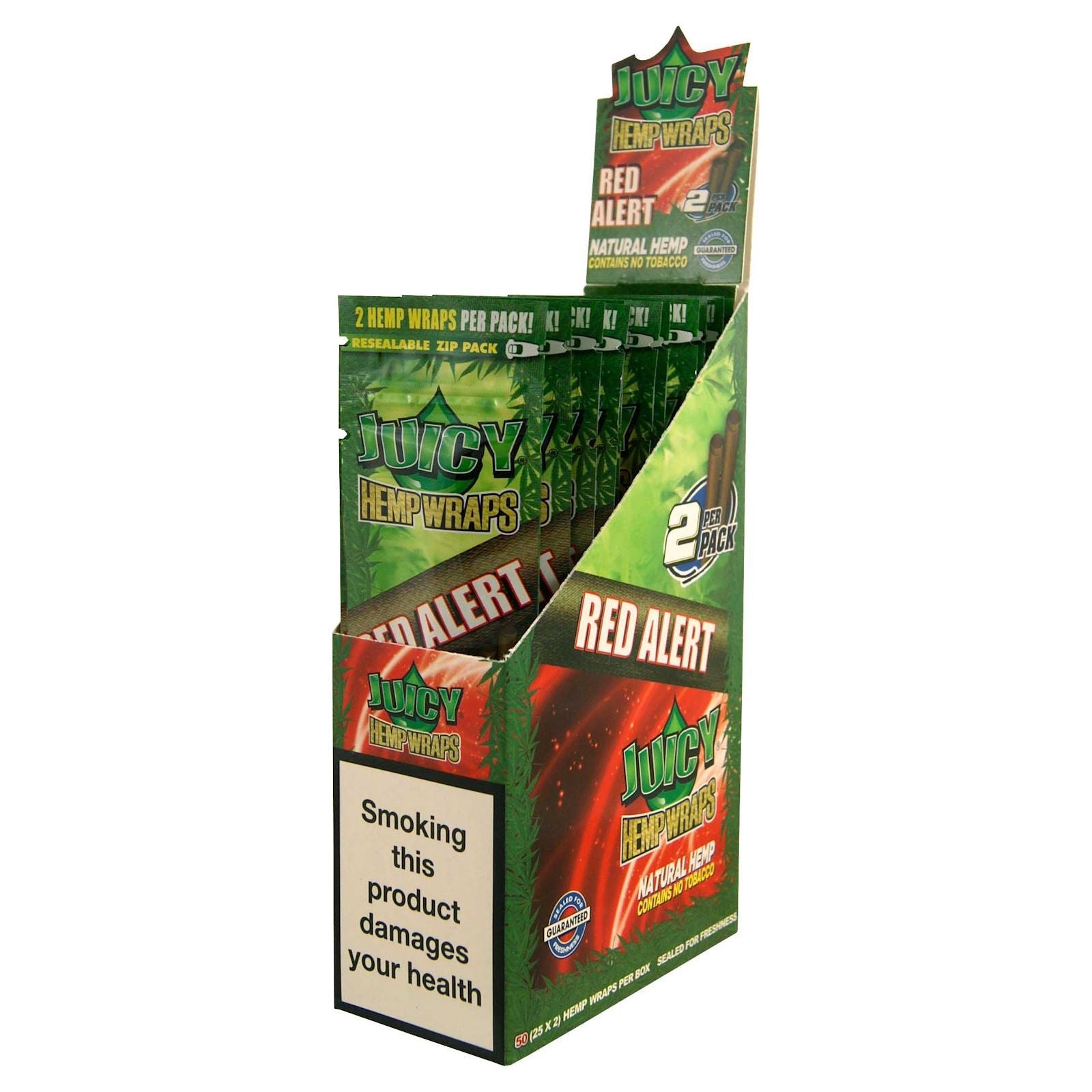 Juicy Jay's Red Alert Hemp Wraps 2 Pack