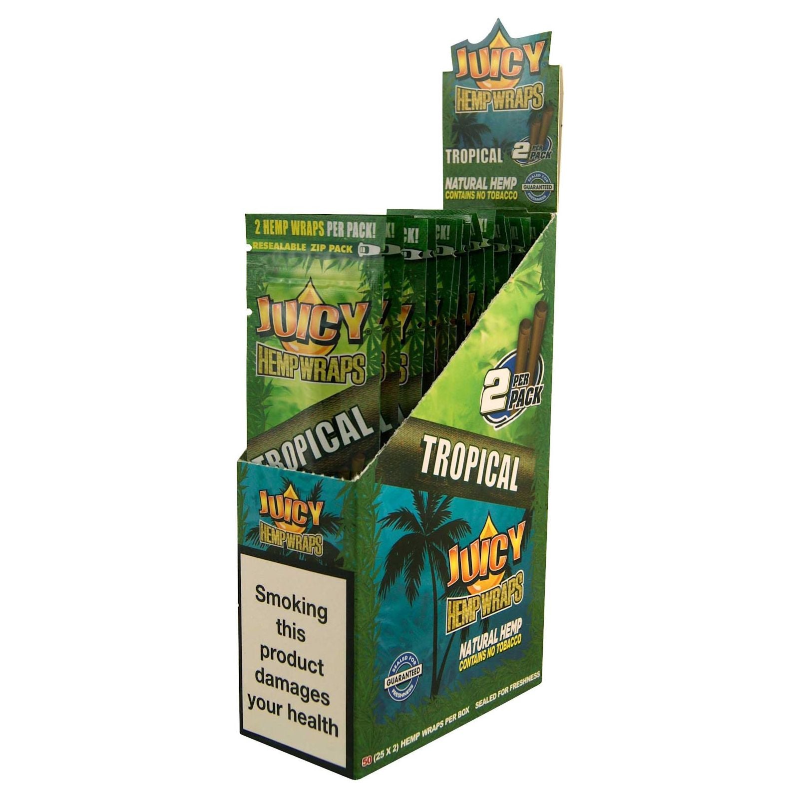 Juicy Jay's Tropical Hemp Wraps 2 Pack