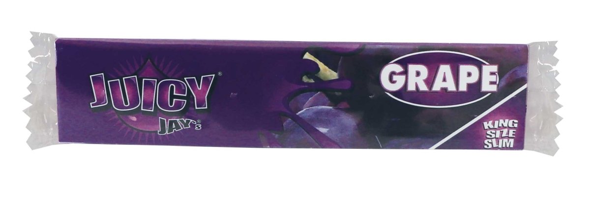 Juicy Jay's Grape King Size Slim Rolling Papers - Plumes