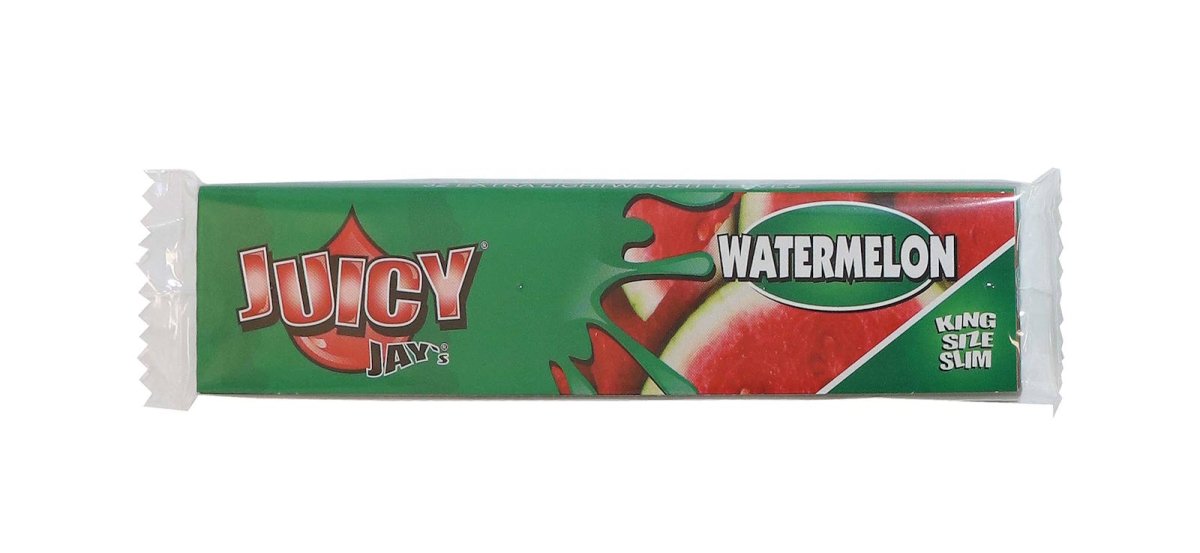 Juicy Jay's Watermelon King Size Slim Rolling Papers - Plumes