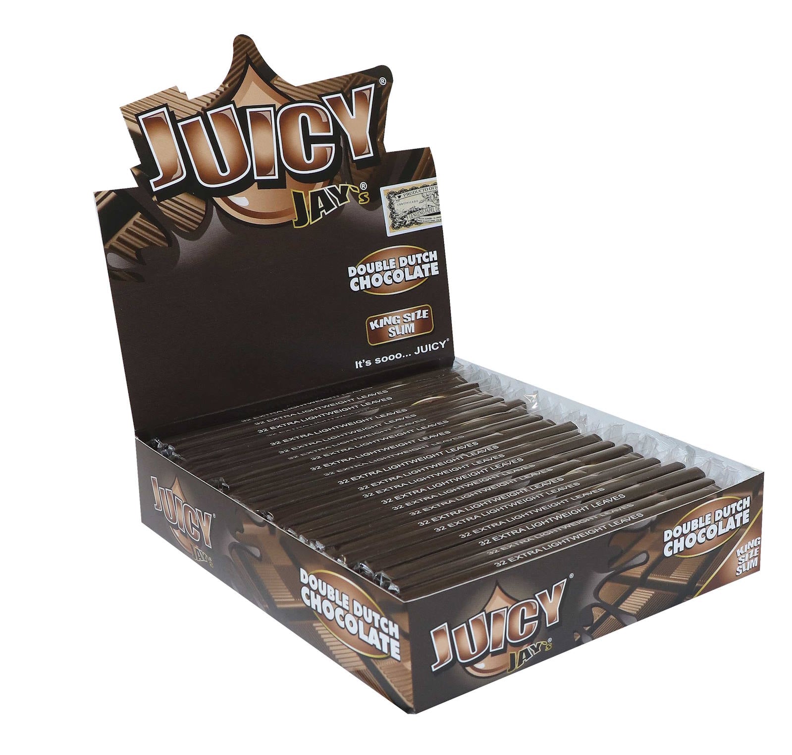 Juicy Jay's Double Dutch Chocolate King Size Slim Rolling Papers