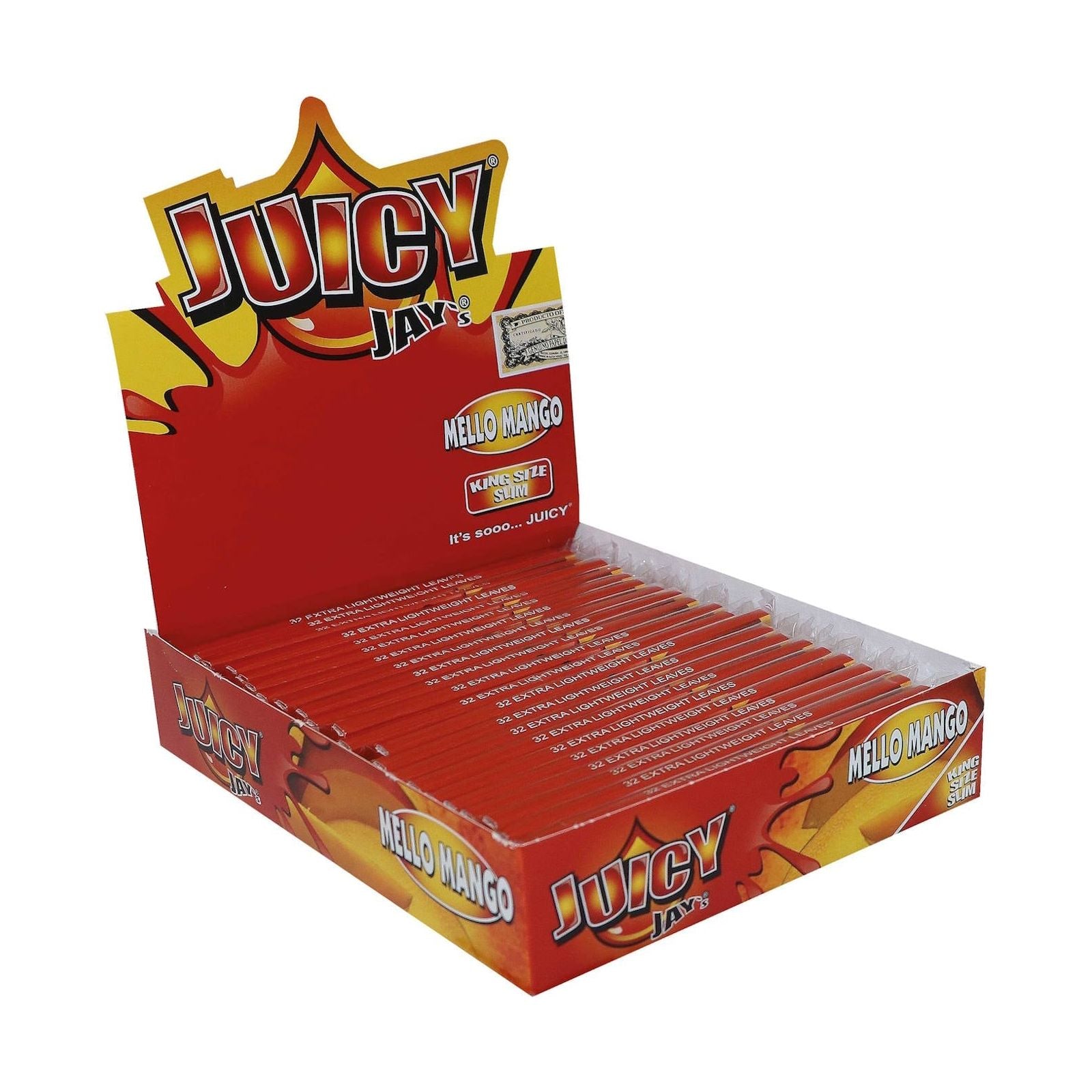 Juicy Jay's Mello Mango King Size Slim Rolling Papers