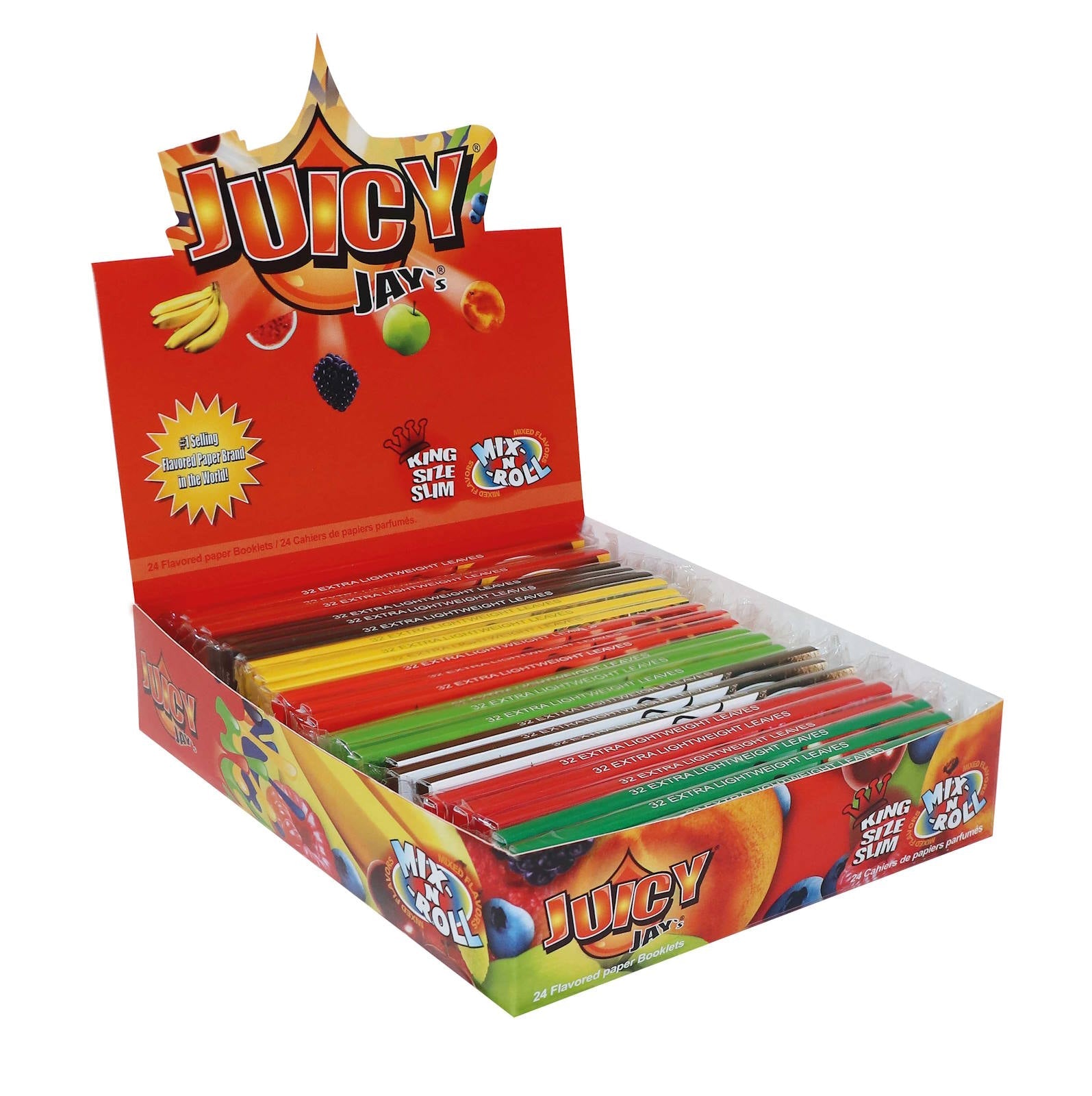 Juicy Jay's King Size Mix N Roll - 24 Pack