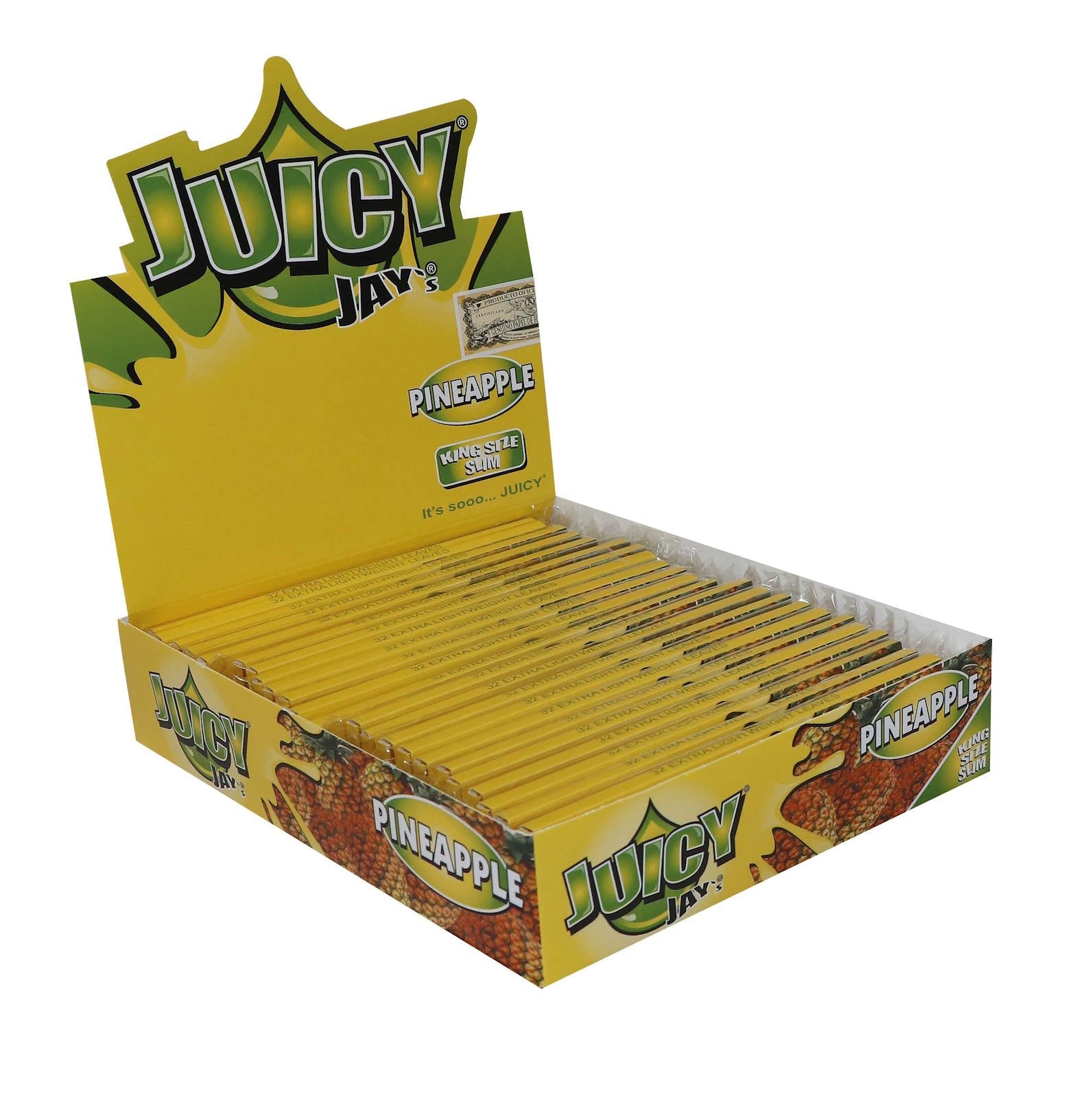 Juicy Jay's Pineapple King Size Slim Rolling Papers