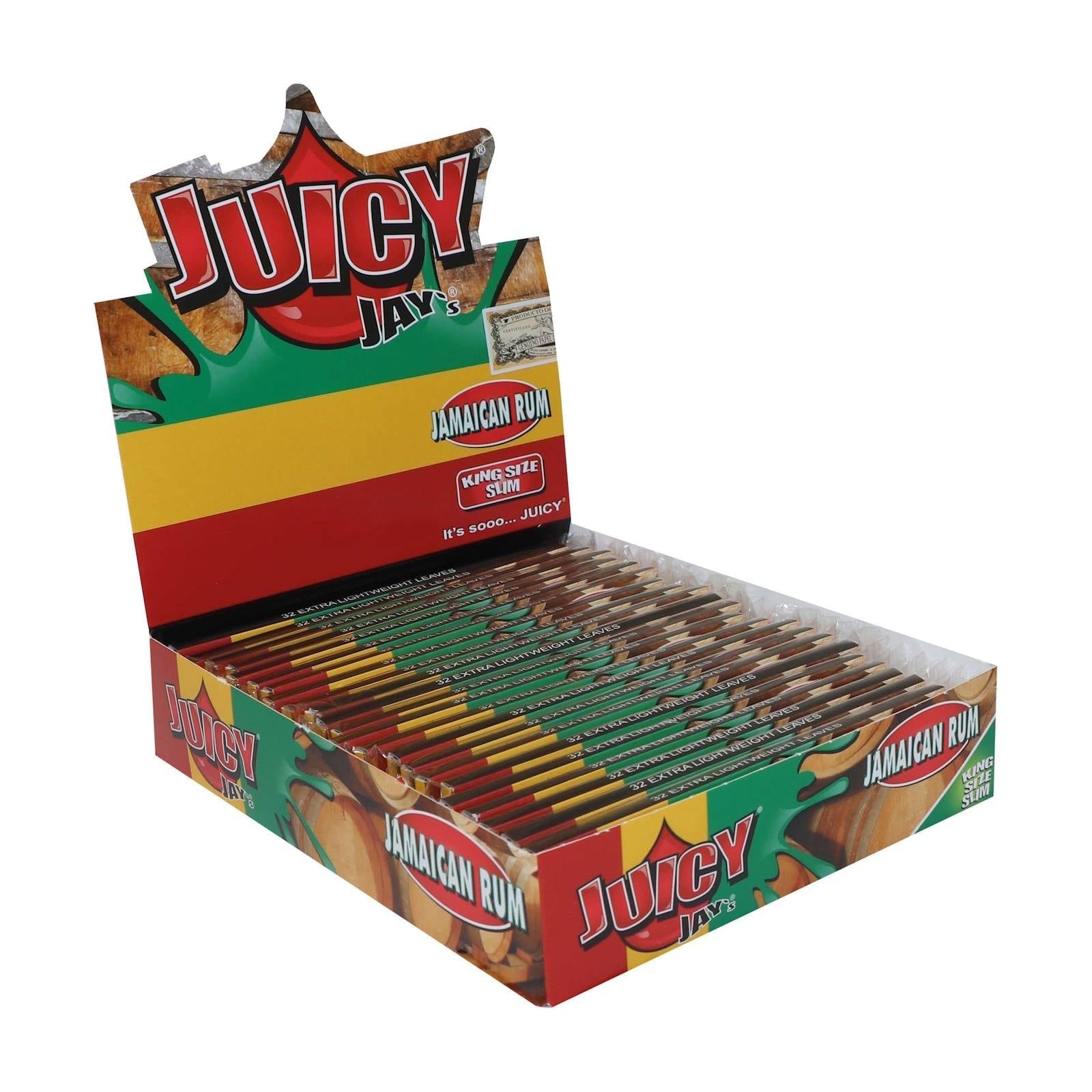 Juicy Jay's Jamaican Rum King Size Slim Rolling Papers