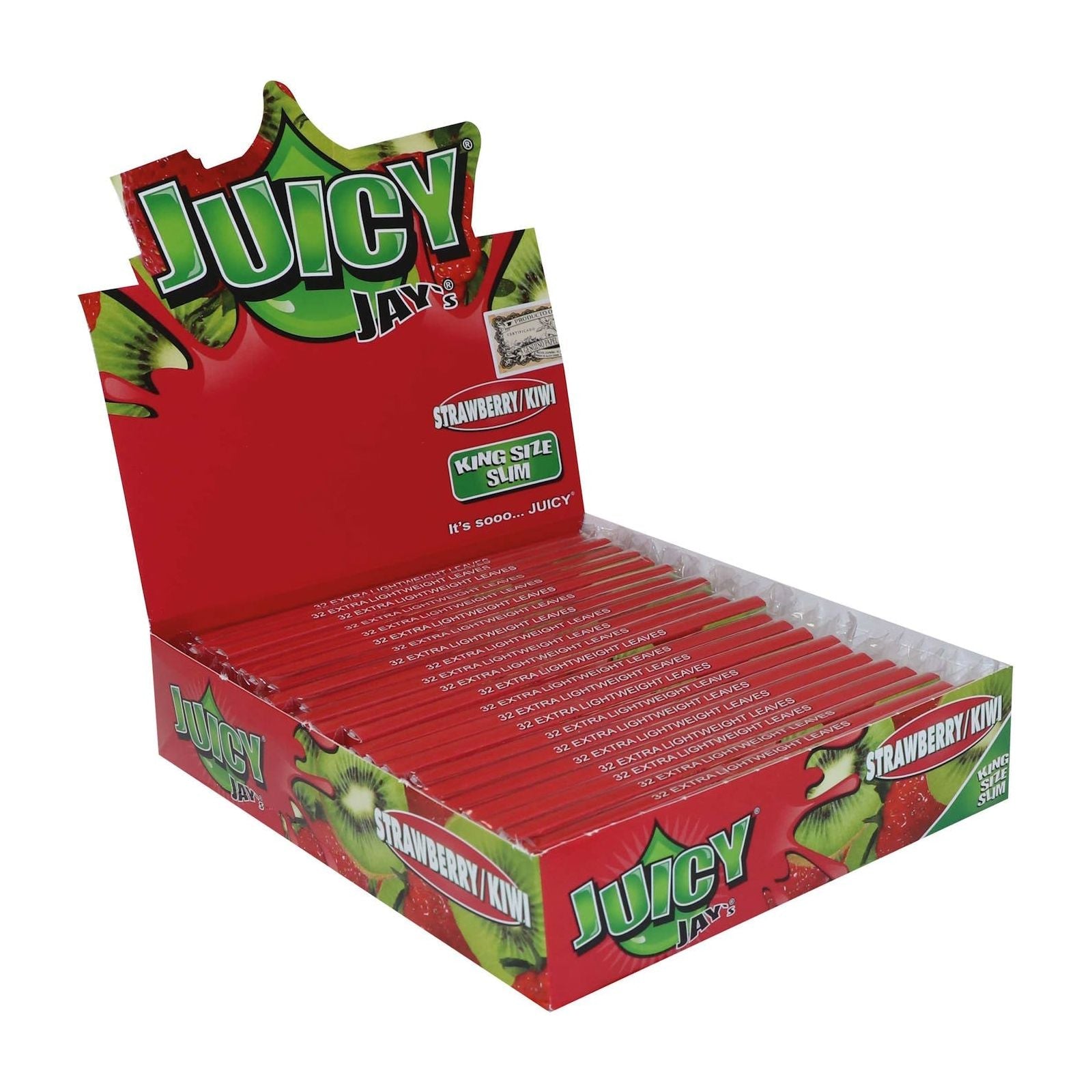 Juicy Jay's Strawberry Kiwi King Size Slim Rolling Papers