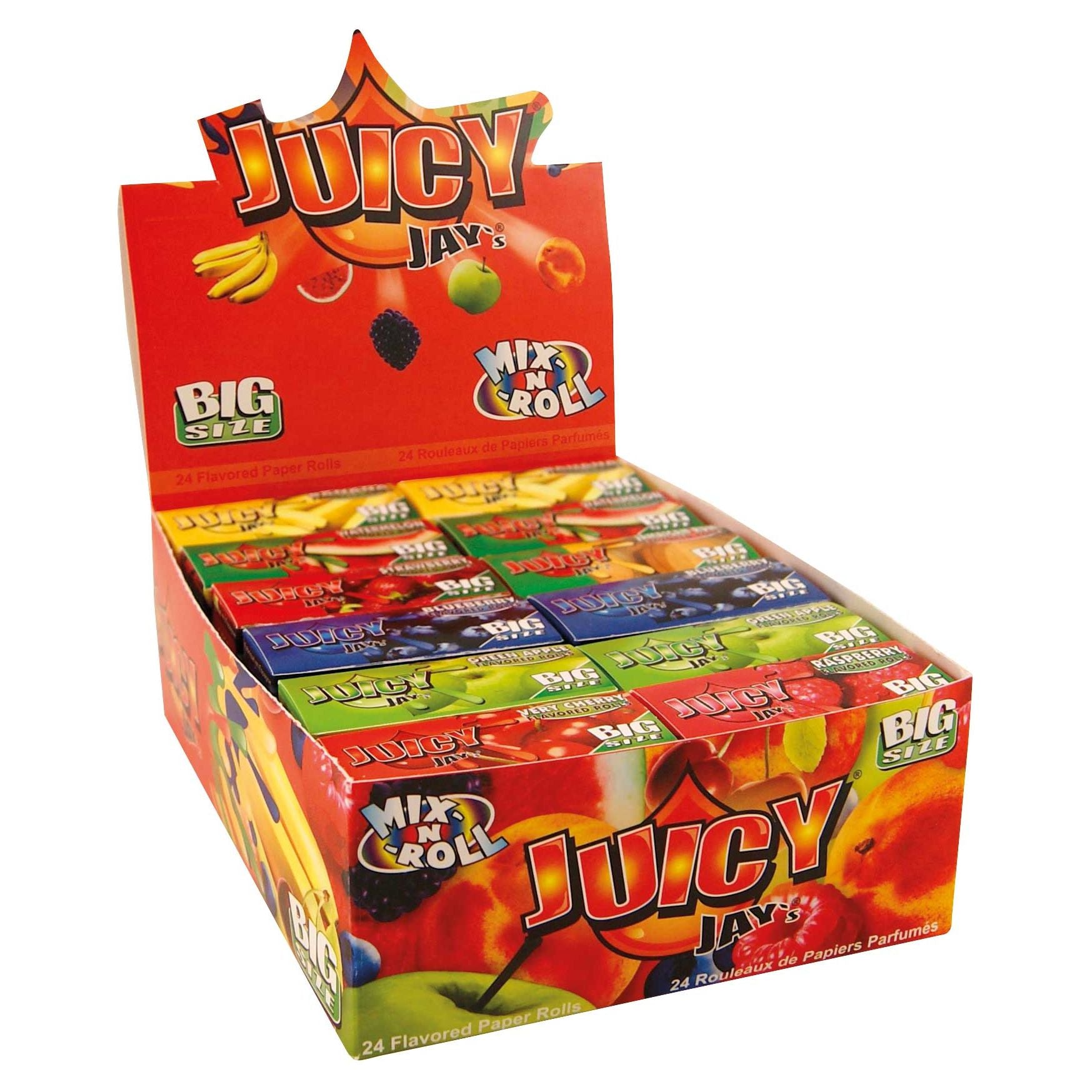 Juicy Jay's Mix N Roll Rolling Papers Rolls 5m 24 Packs