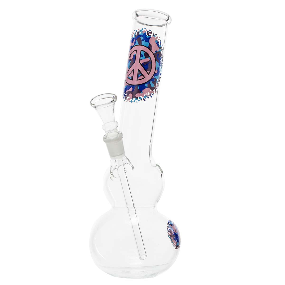 Greenline Glass Bong Peace 26cm