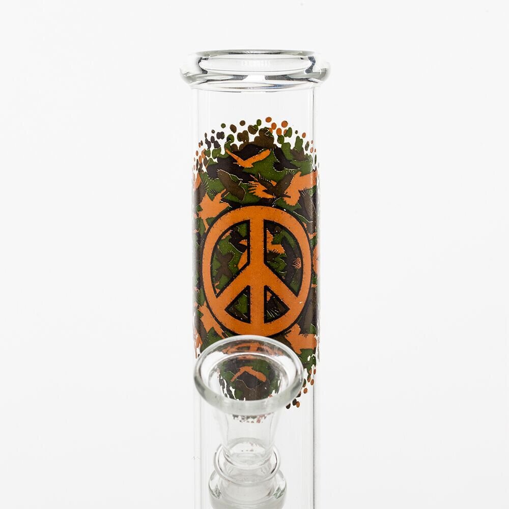 Greenline Glass Bong Peace 21cm