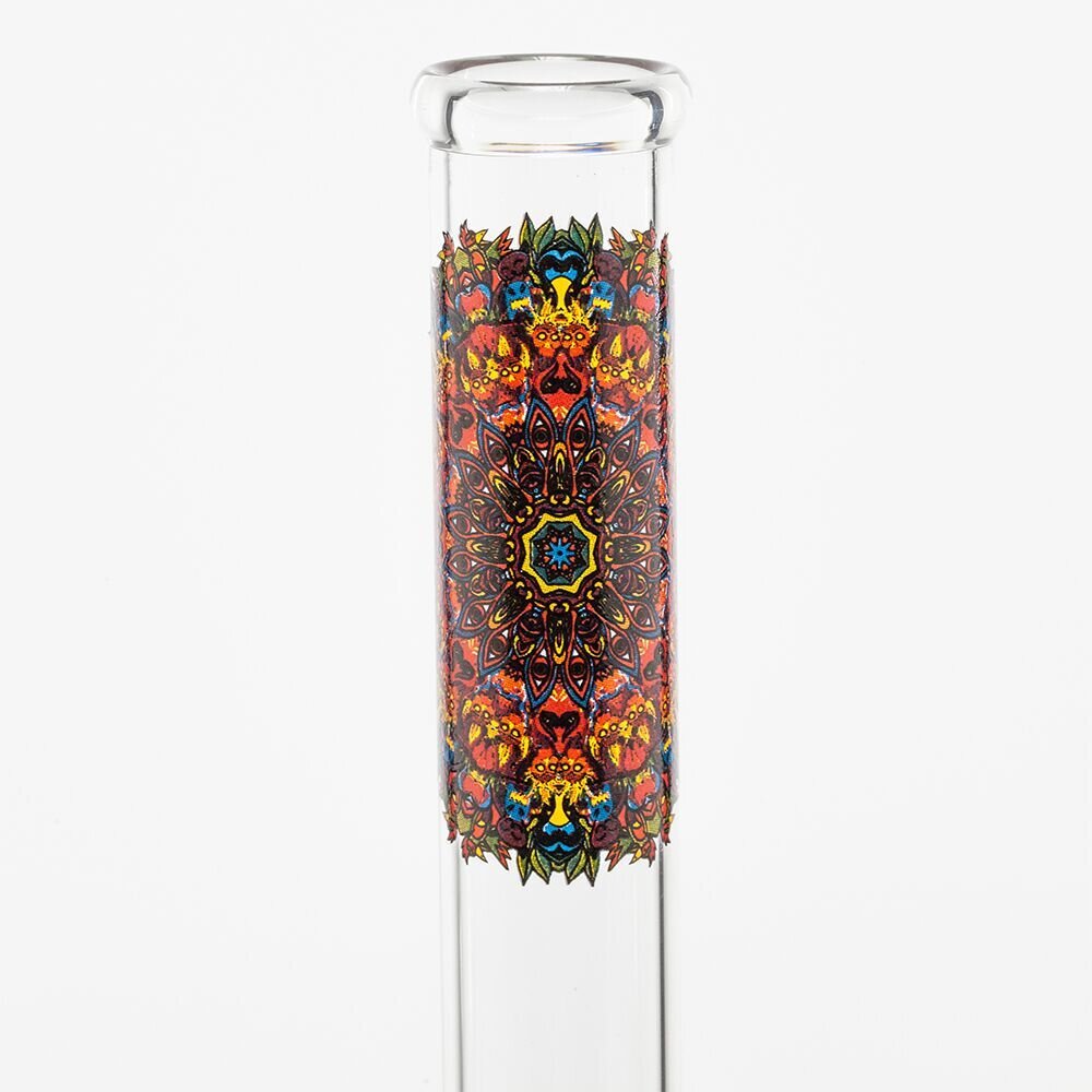 Greenline Mandala Glass Bong 21cm