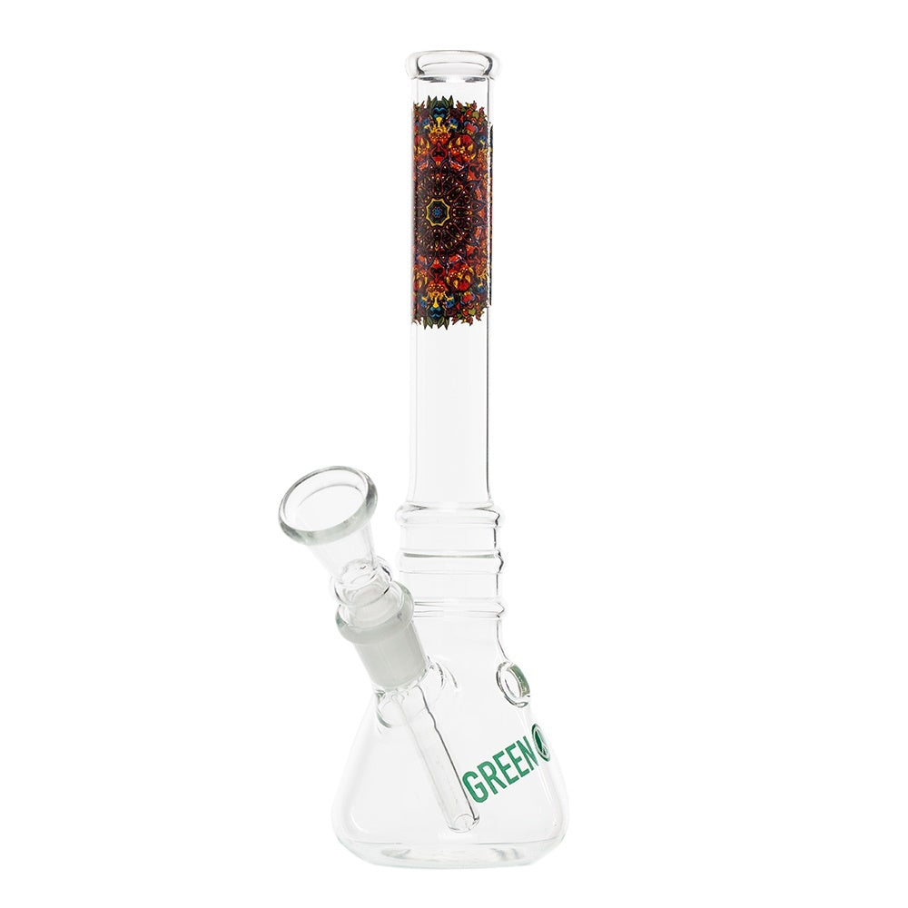 Greenline Mandala Glass Bong 21cm