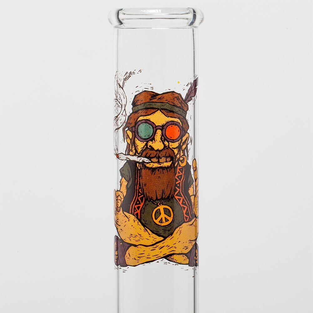 SmoKing Hippie Glass Bong 30cm