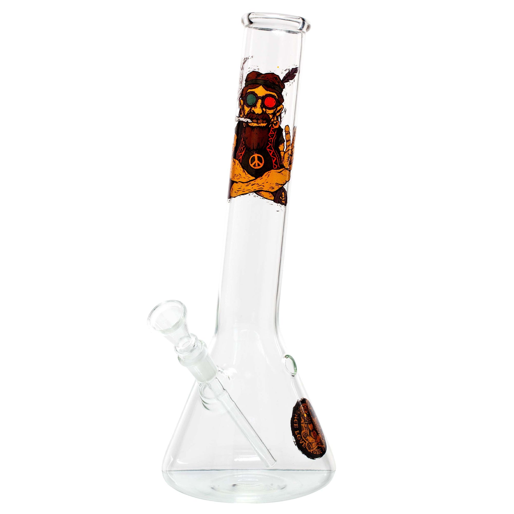 SmoKing Hippie Glass Bong 30cm