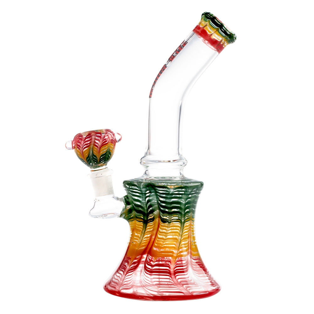 Thug Life Bent Neck Series Glass Bong H: 22cm - Ø: 28mm - SG: 14.5mm