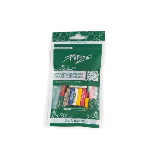 Purize | Extra Slim Filters 33 pcs multicolour - Plumes