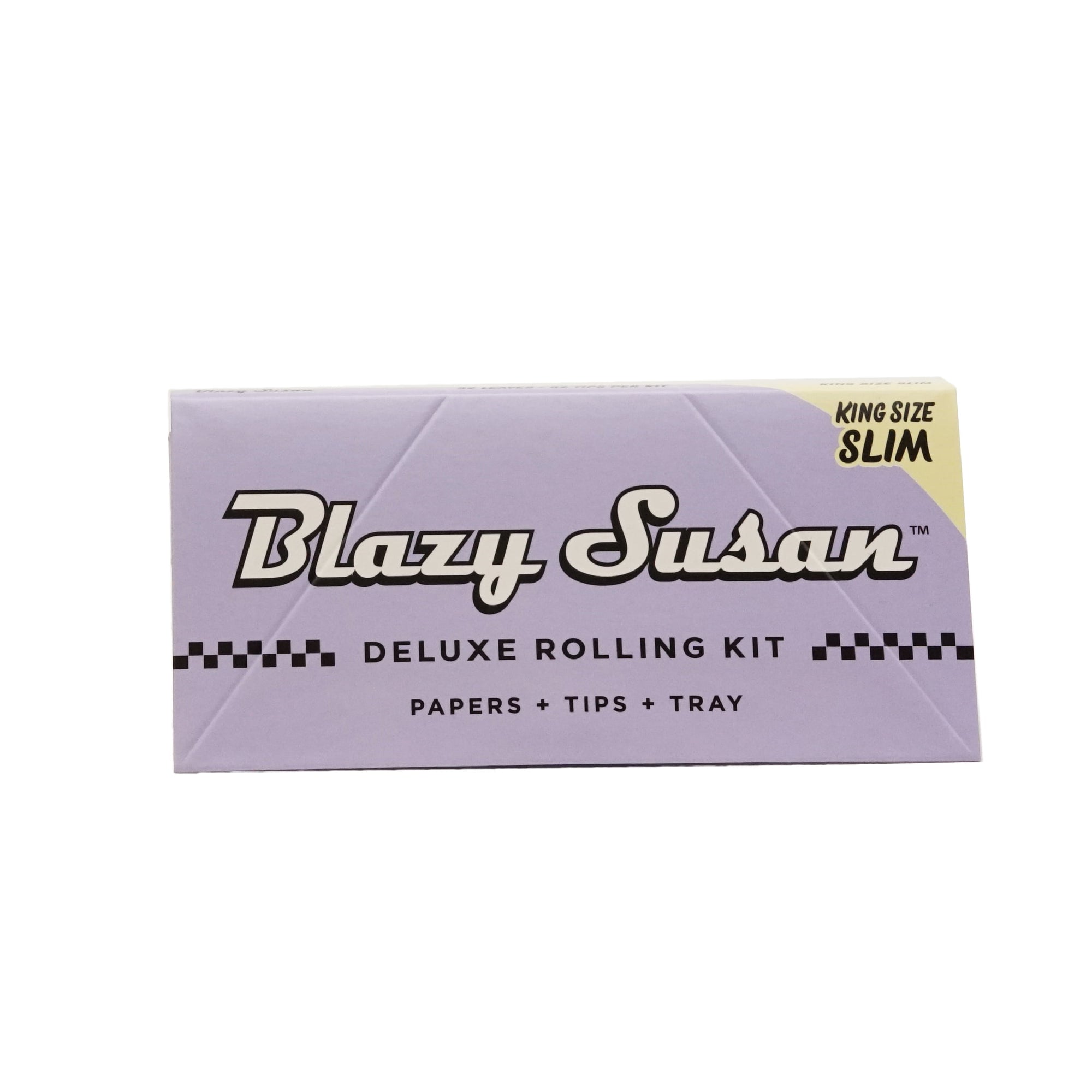 Blazy Susan Purple Deluxe Kit King Size Rolling Papers with Tips & Tray