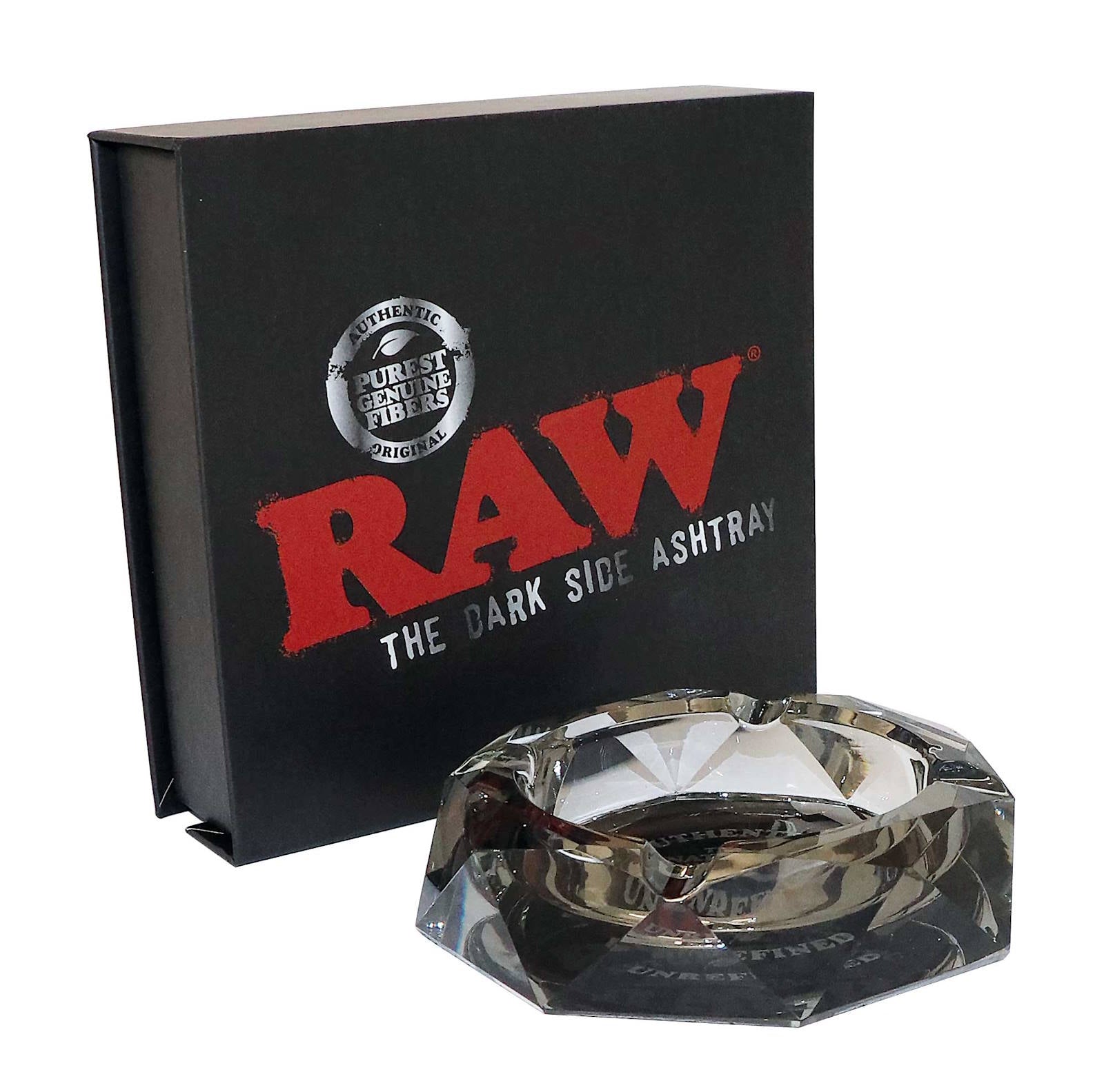 RAW Darkside Glass Ashtray