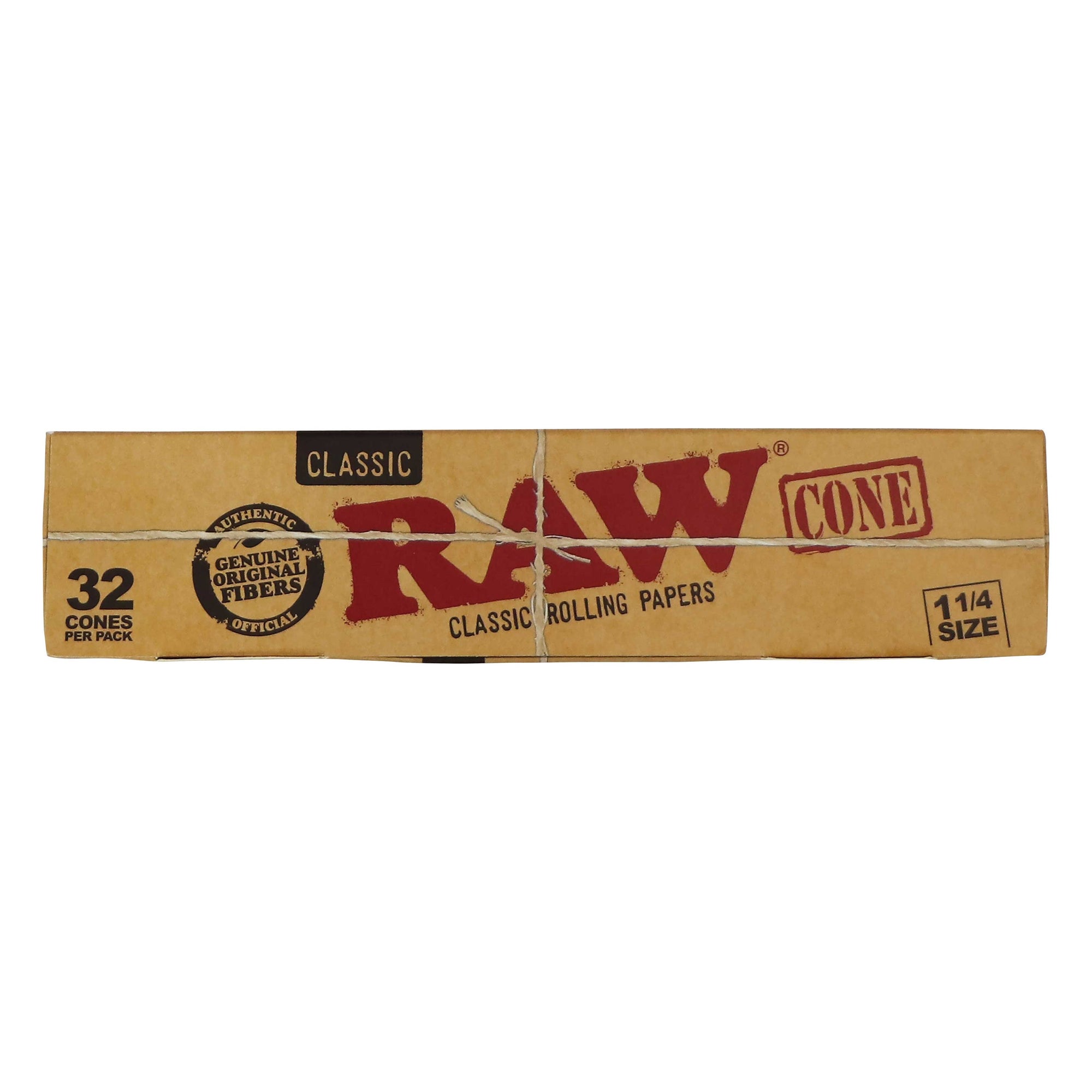 RAW Classic 1-1/4 Pre-Rolled Cones 32 Pack