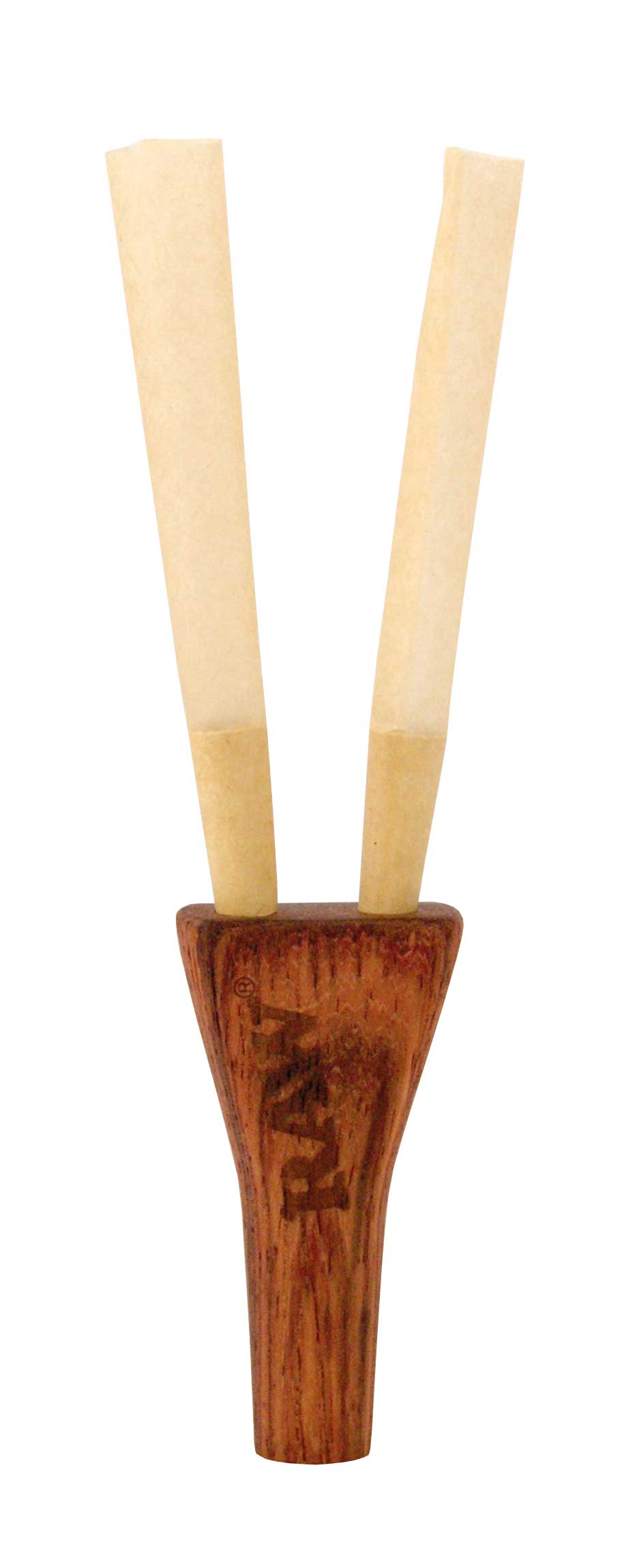 RAW Wooden Double Barrel 1-1/4 Cone Holder