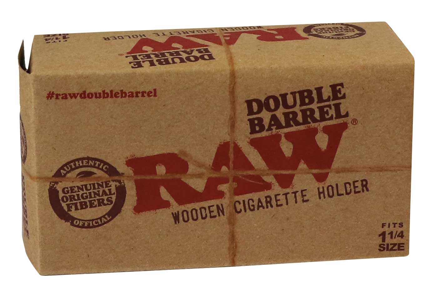 RAW Wooden Double Barrel 1-1/4 Cone Holder