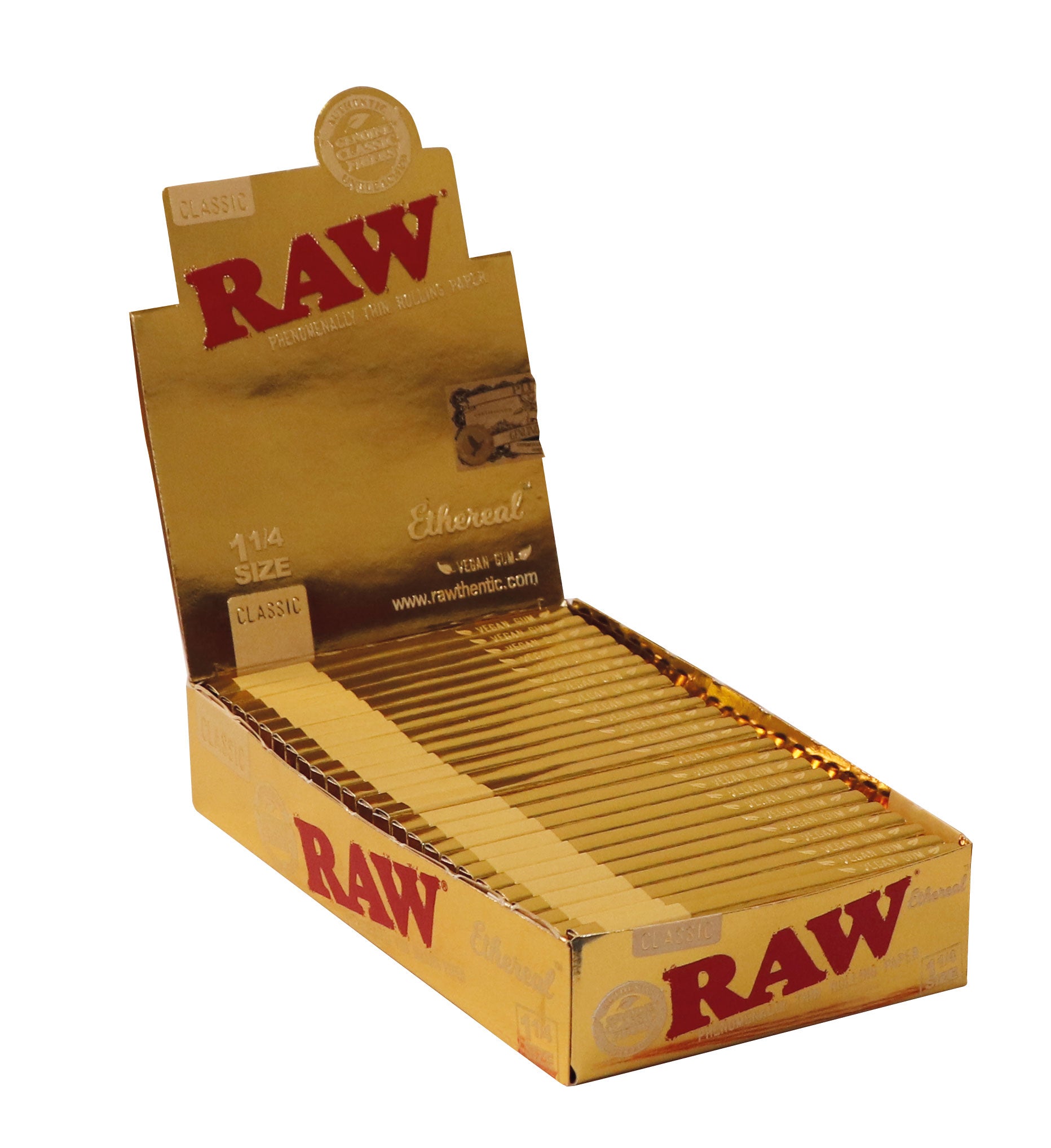 RAW Ethereal 1-1/4 Rolling Papers