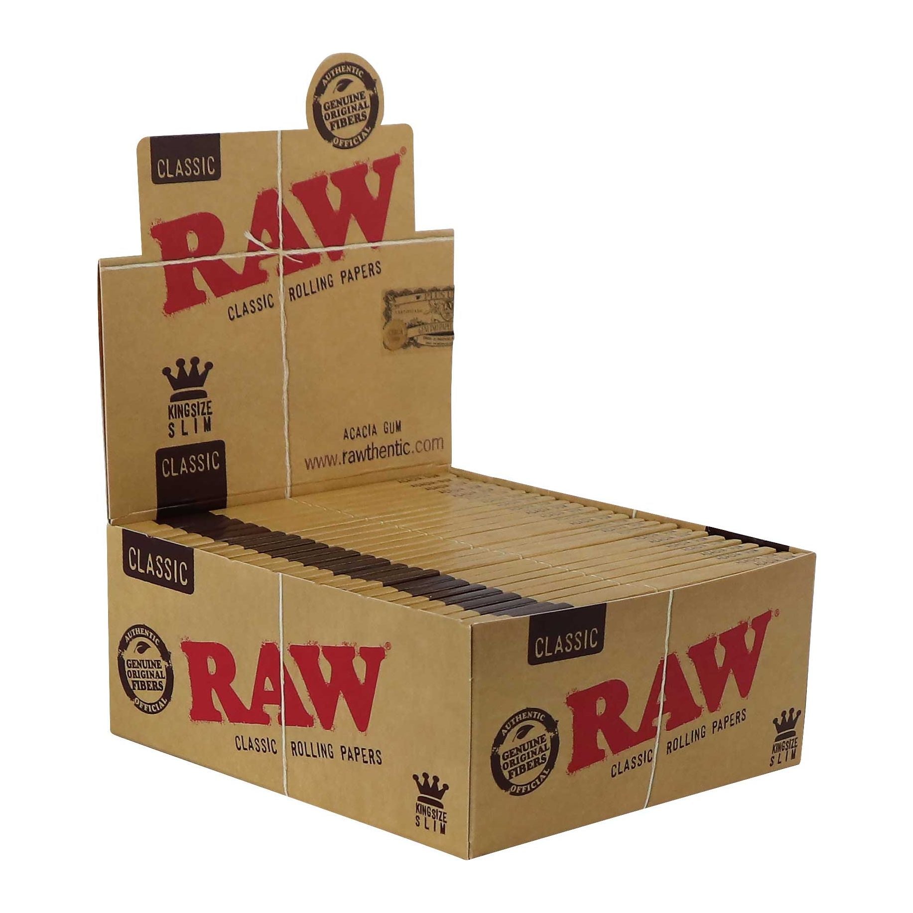 RAW Classic King Size Slim Rolling Papers