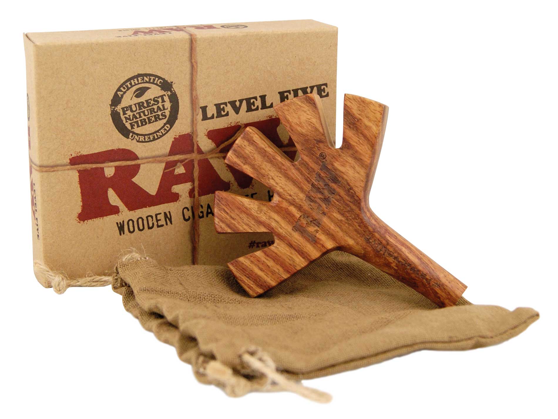 RAW Wooden Level Five King Size Cone Holder