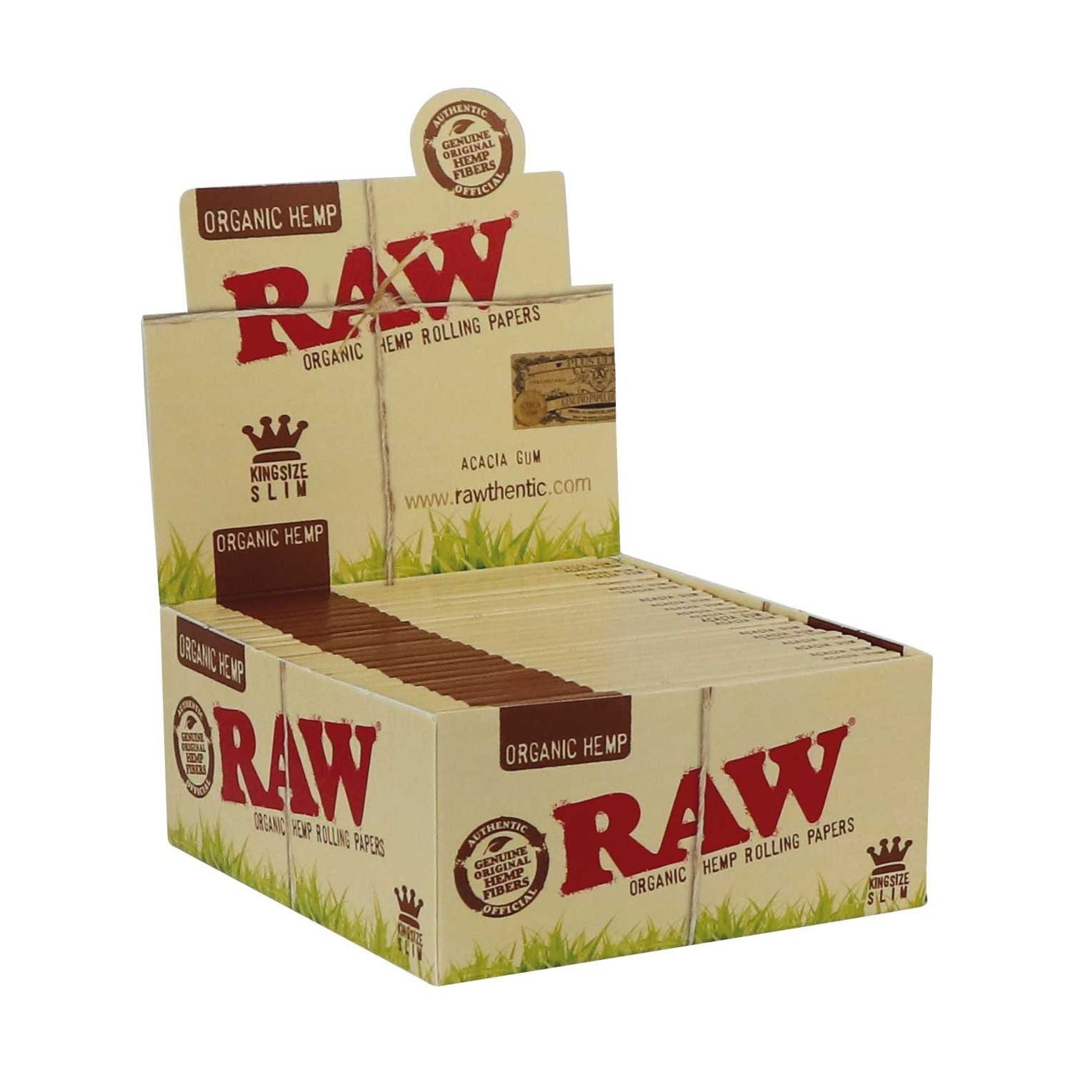 RAW Organic King Size Slim Rolling Papers