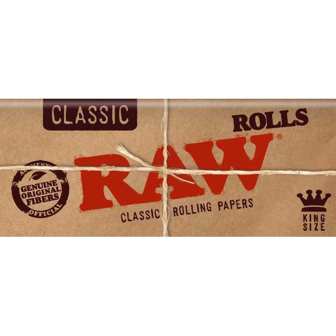 RAW Classic King Size 3m Rolls Rolling Papers