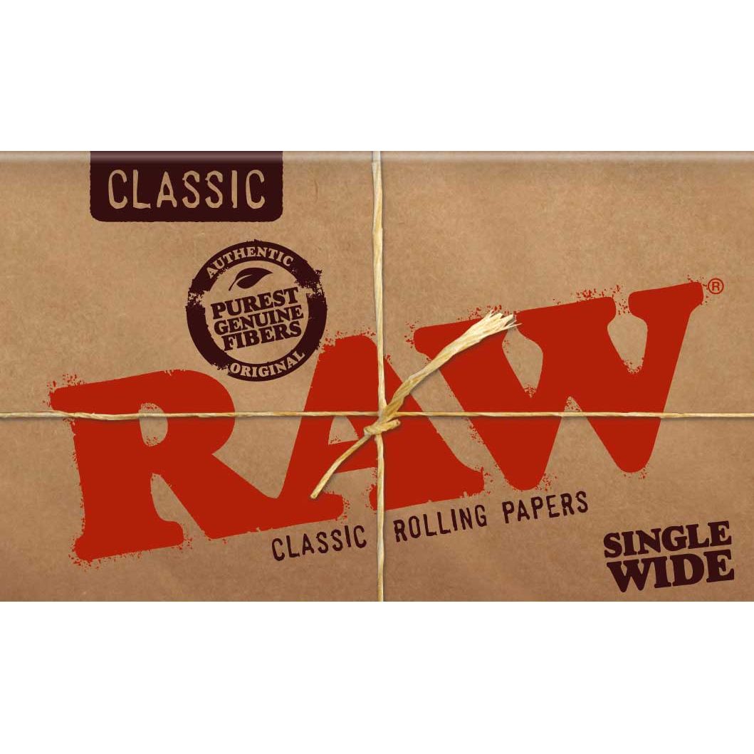 RAW Classic Singe Wide Double Window Rolling Papers