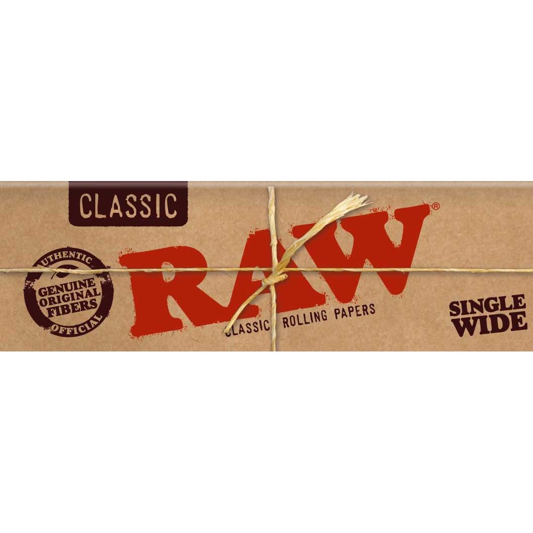 RAW Classic Single Wide Single Window Rolling Papers