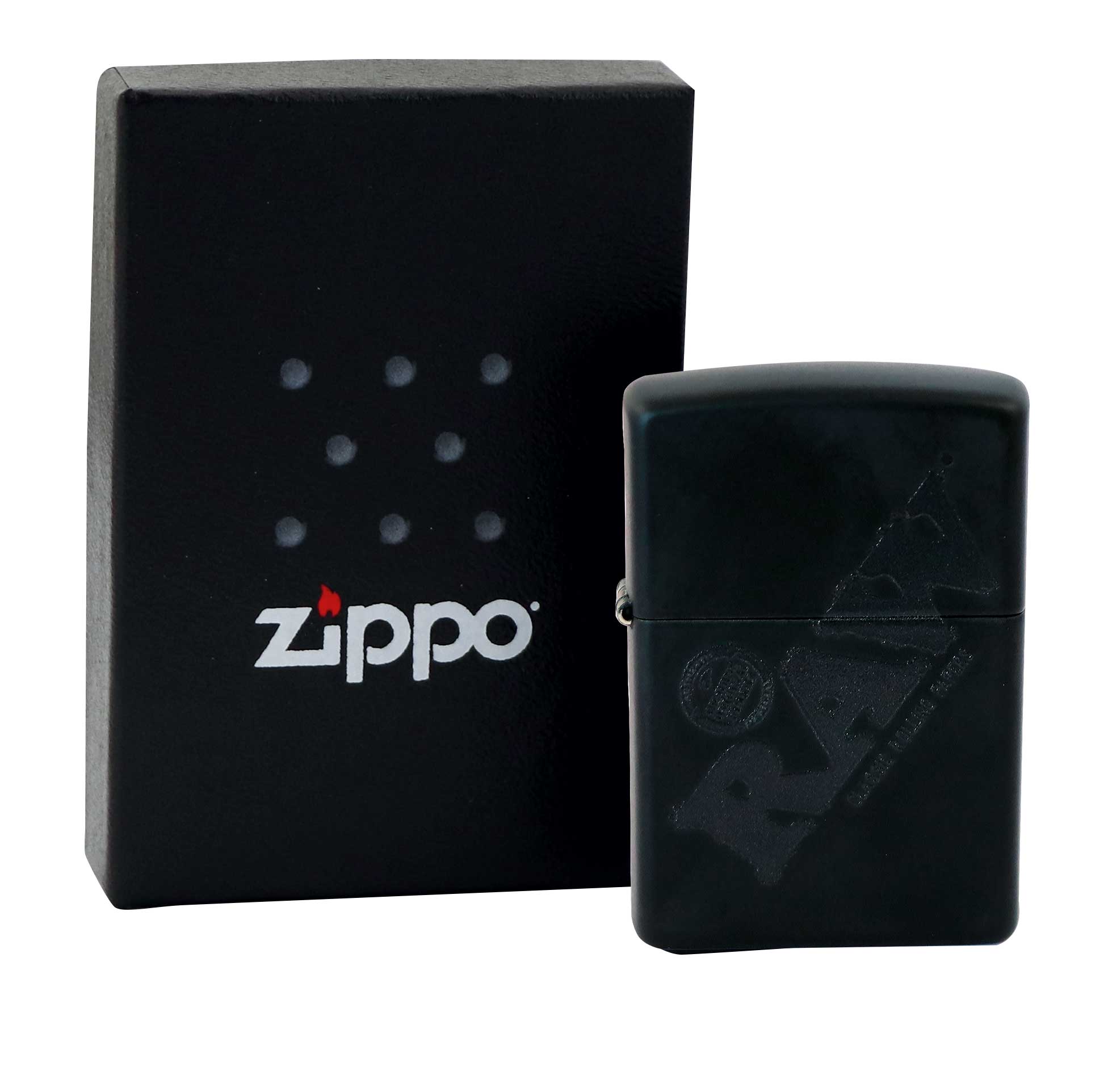 RAW Zippo Lighter RAW Black