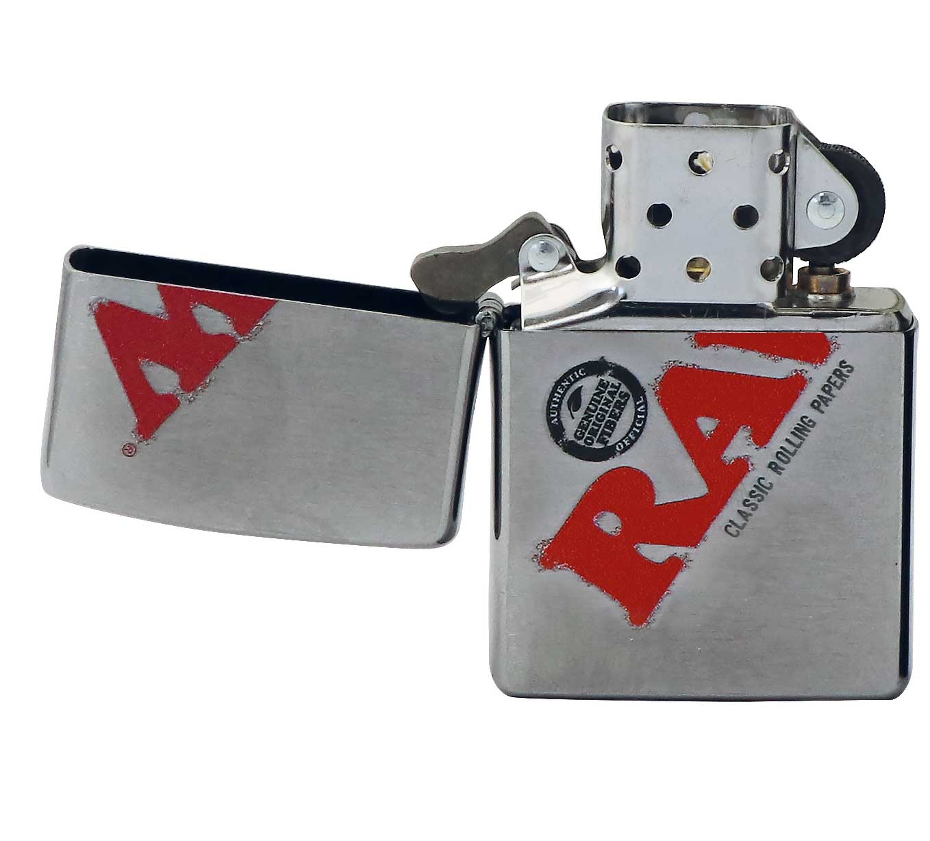 RAW Zippo Lighter Silver