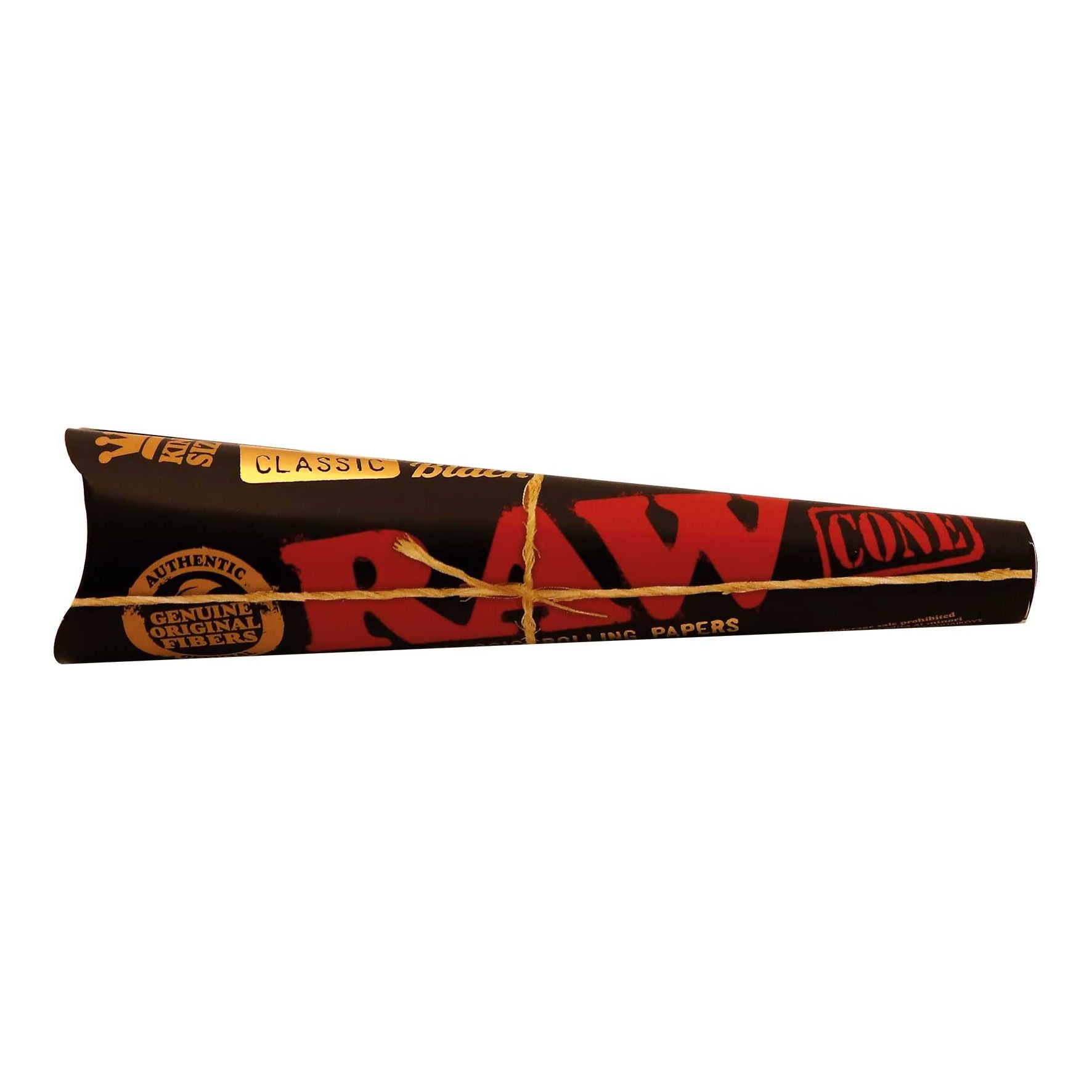 RAW Black Pre-Rolled Cones King Size 3 Pack