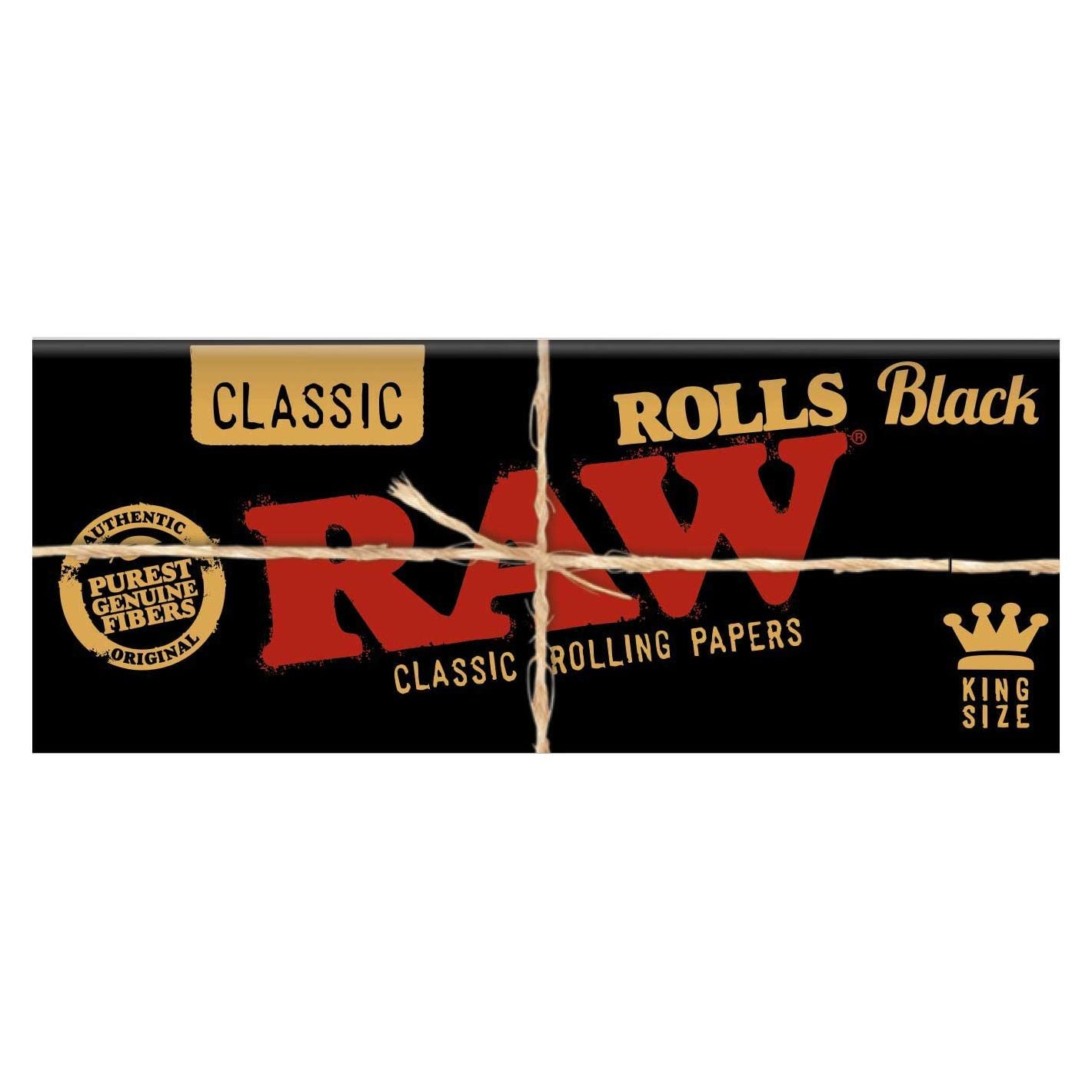 RAW Classic Black King Size Rolls 3m Rolling Papers