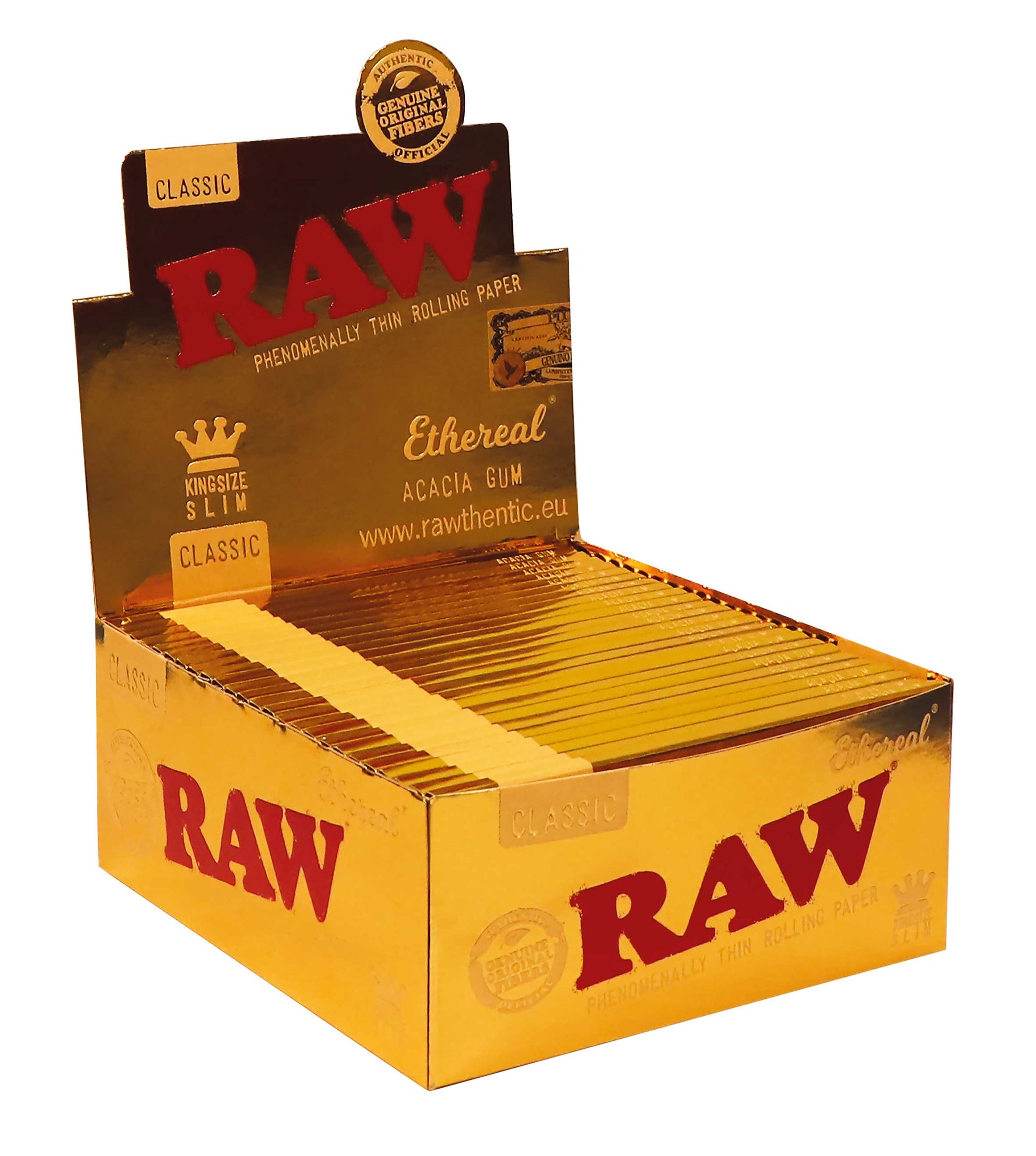 RAW Ethereal King Size Slim Rolling Papers