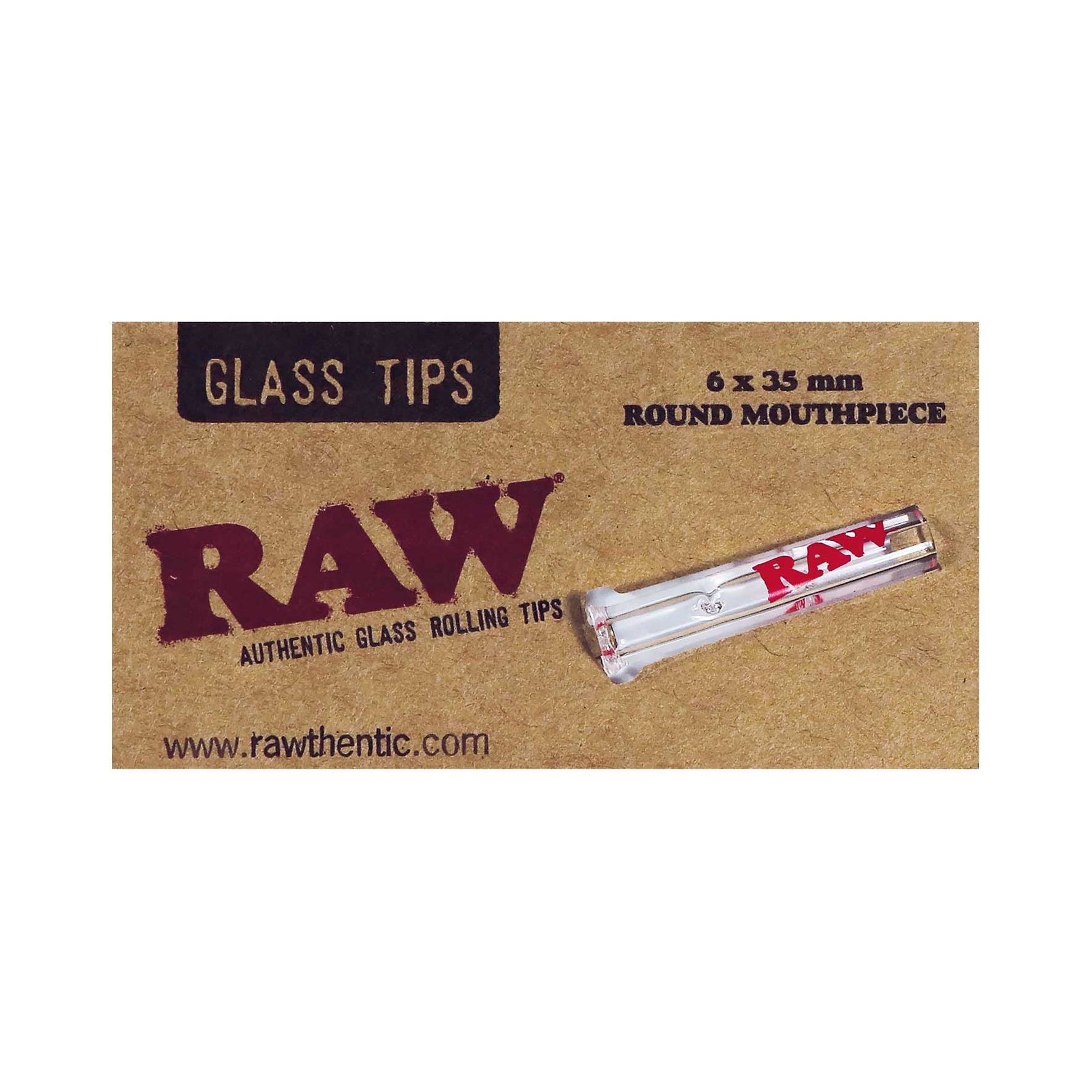 Raw Glass Tip Round