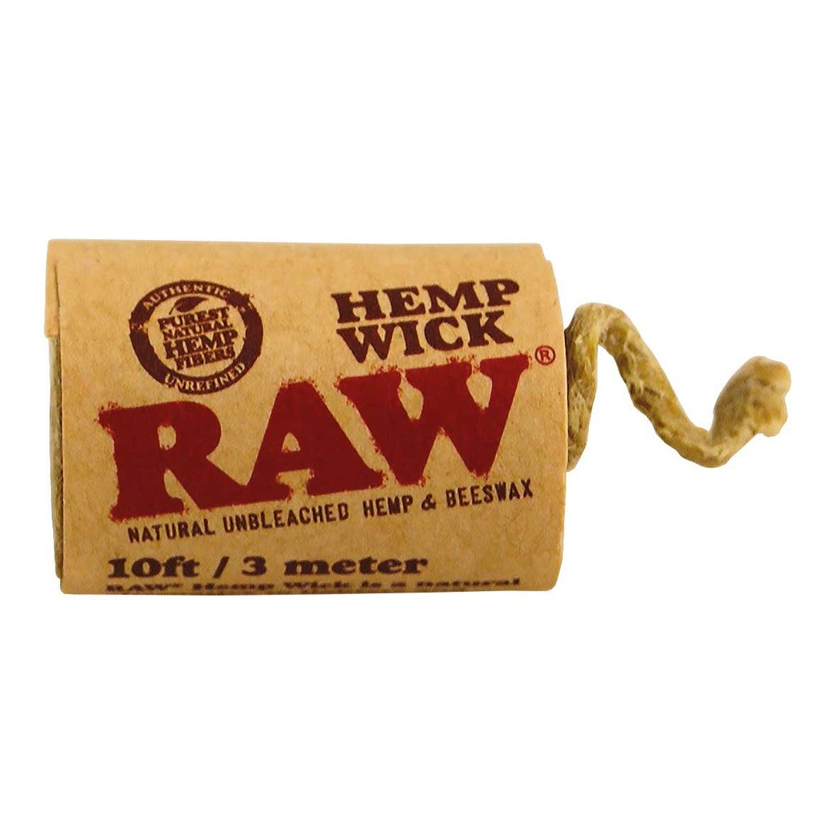 RAW Hemp Wick Roll