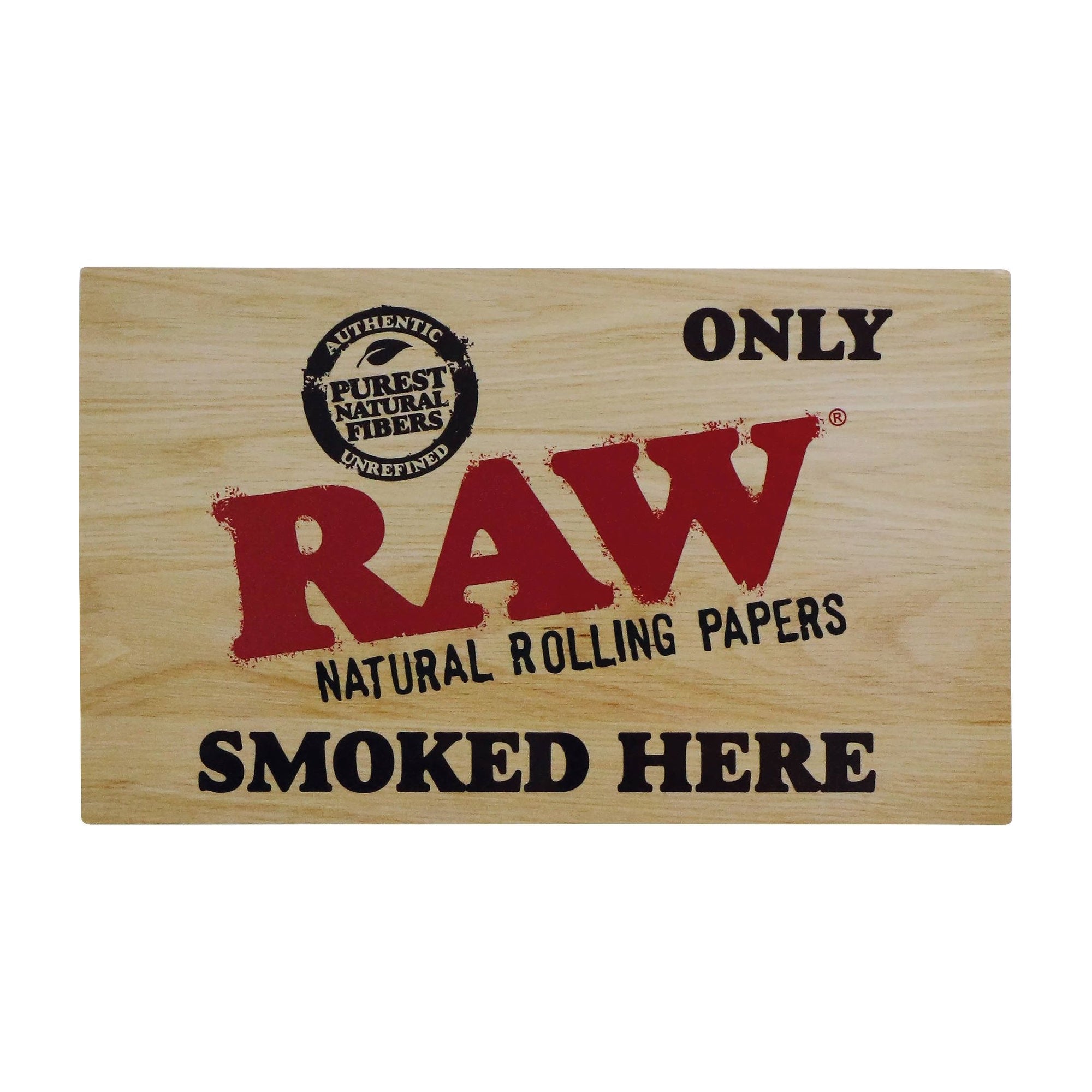 RAW Sticker RAW Only Smoked Here